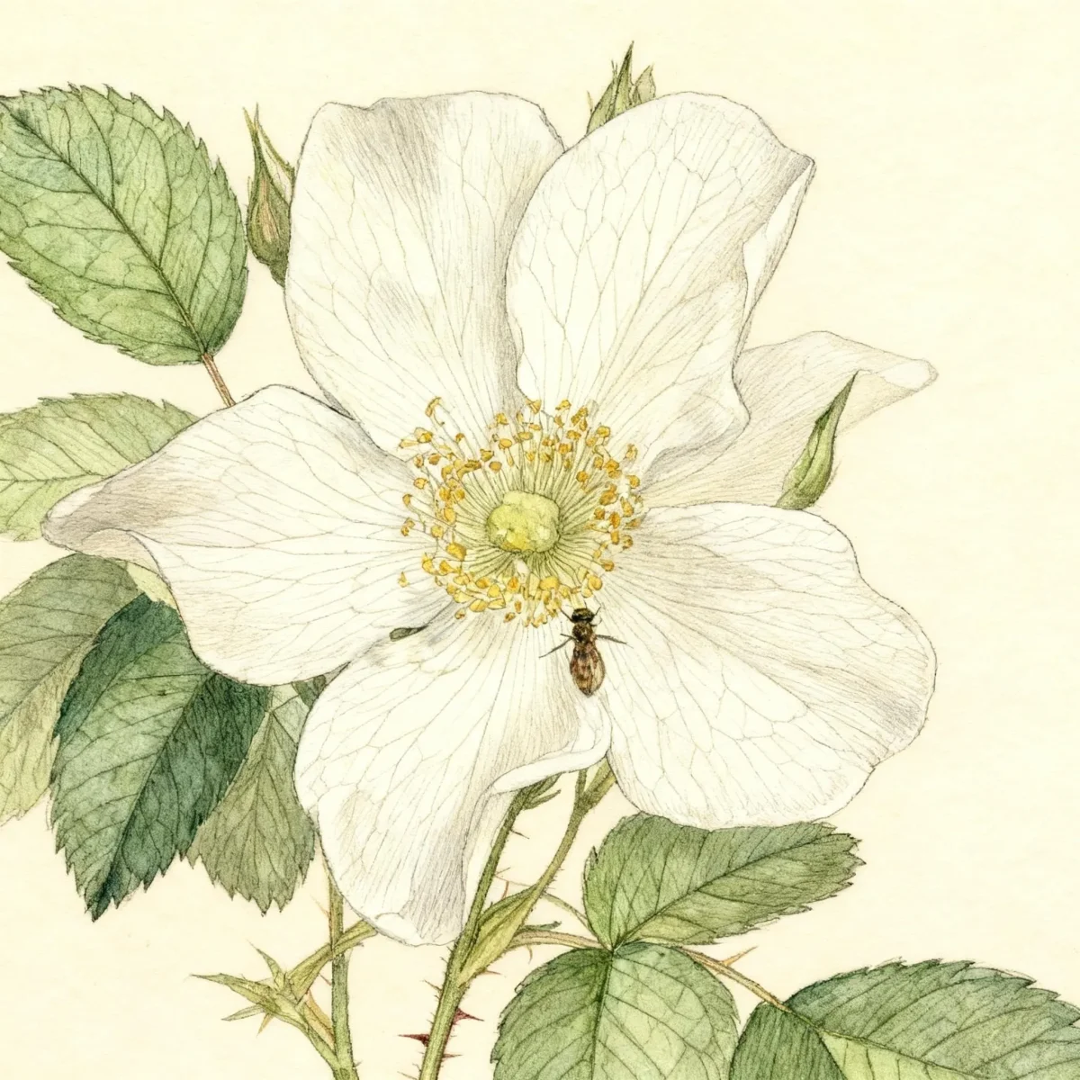 Shrub rose (Rosa 'Korconta' MOON RIVER)