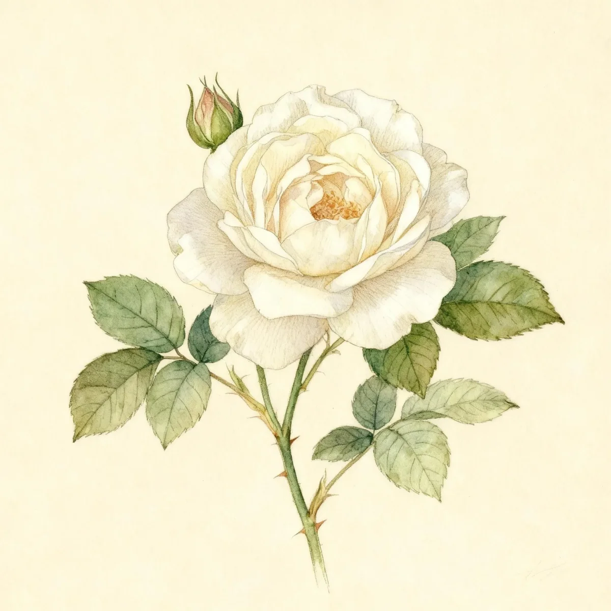 Climbing tea rose (Rosa 'Sombreuil')