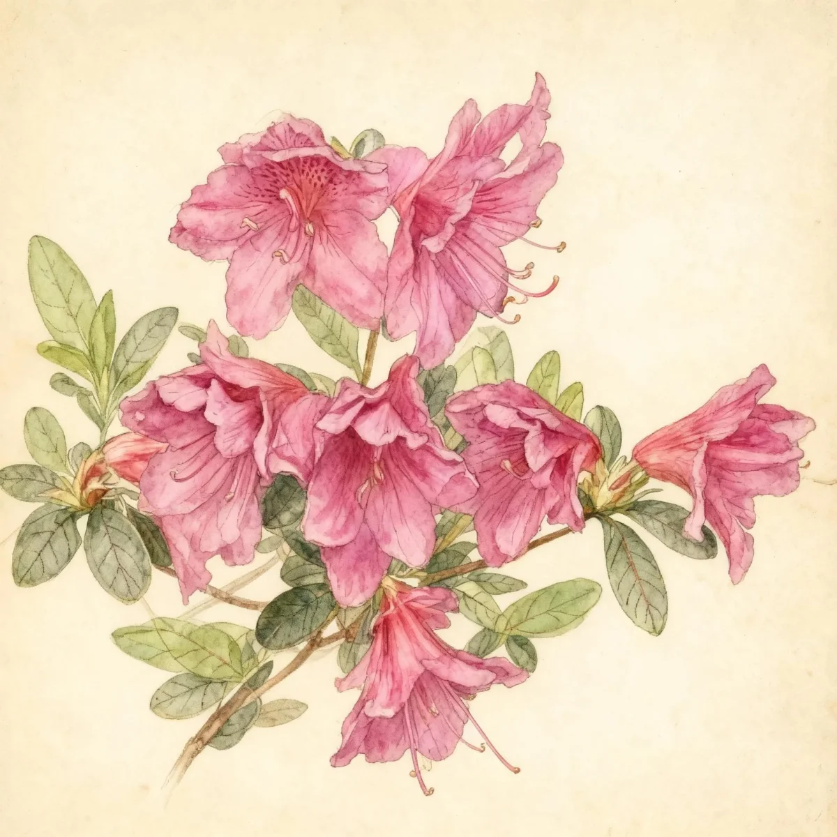 Evergreen azalea (Rhododendron × obtusum 'Amoenum')