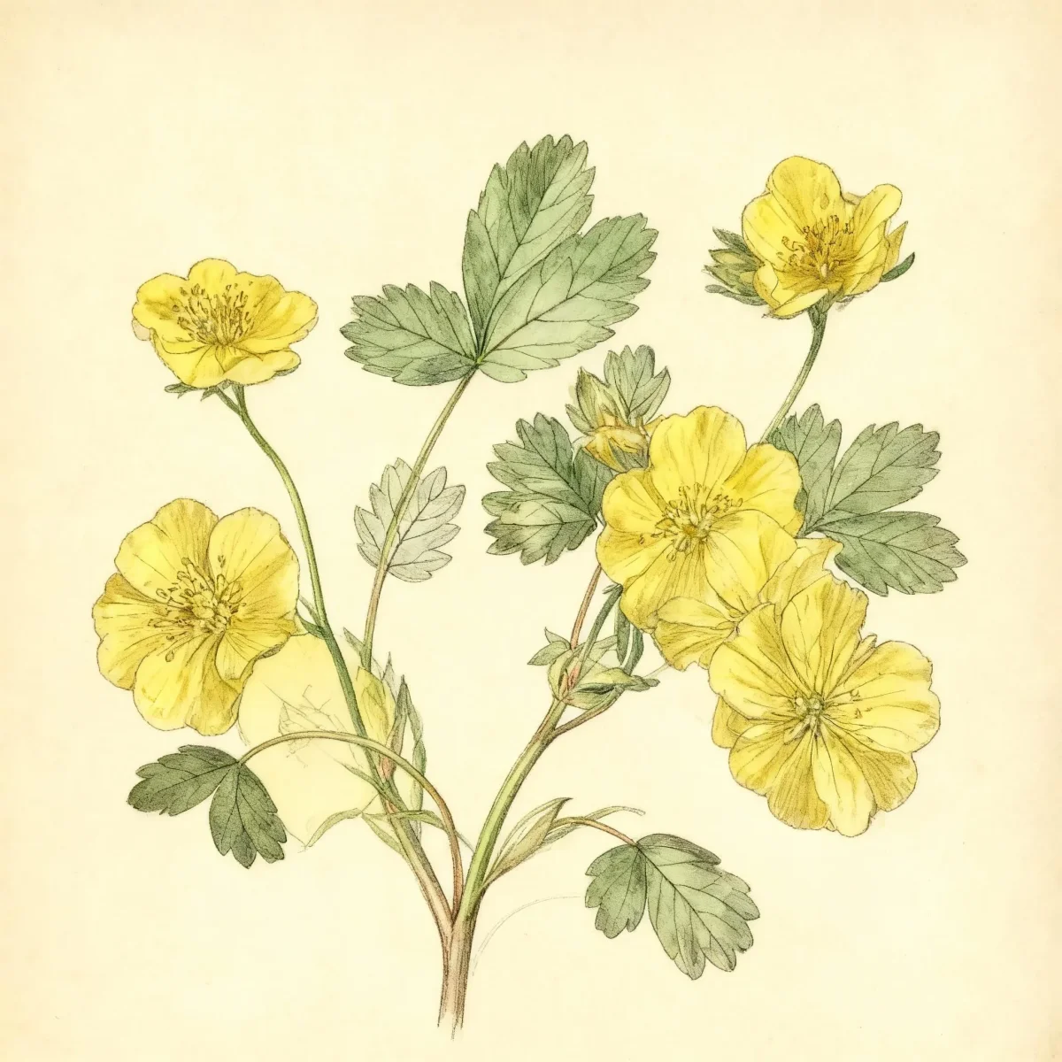 Cinquefoil (Potentilla neumanniana 'Nana')