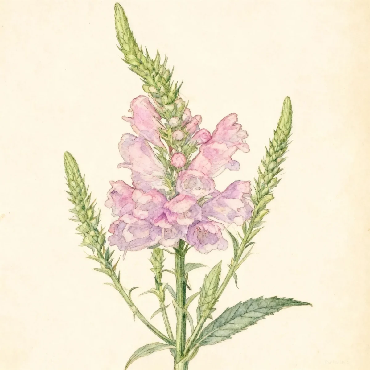 Obedient plant (Physostegia virginiana 'Vivid')