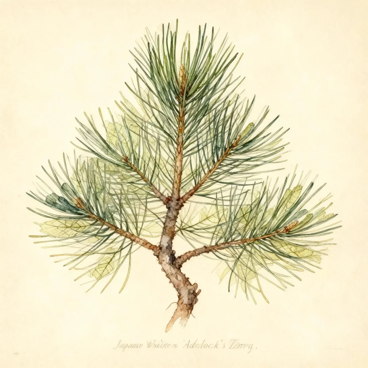 Japanese white pine (Pinus parviflora 'Adcock's Dwarf')