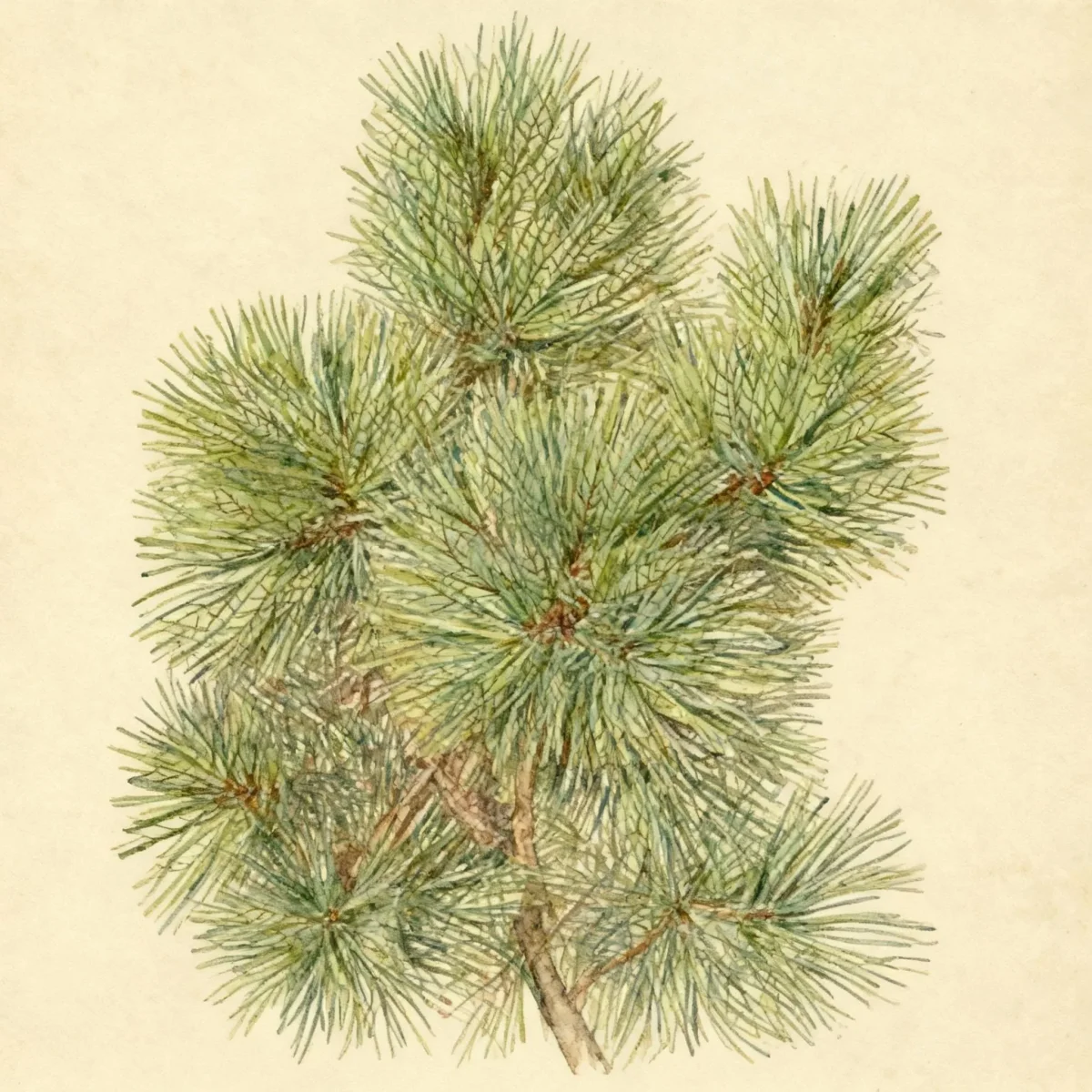 Eastern white pine (Pinus strobus 'Brevifolia Densa')