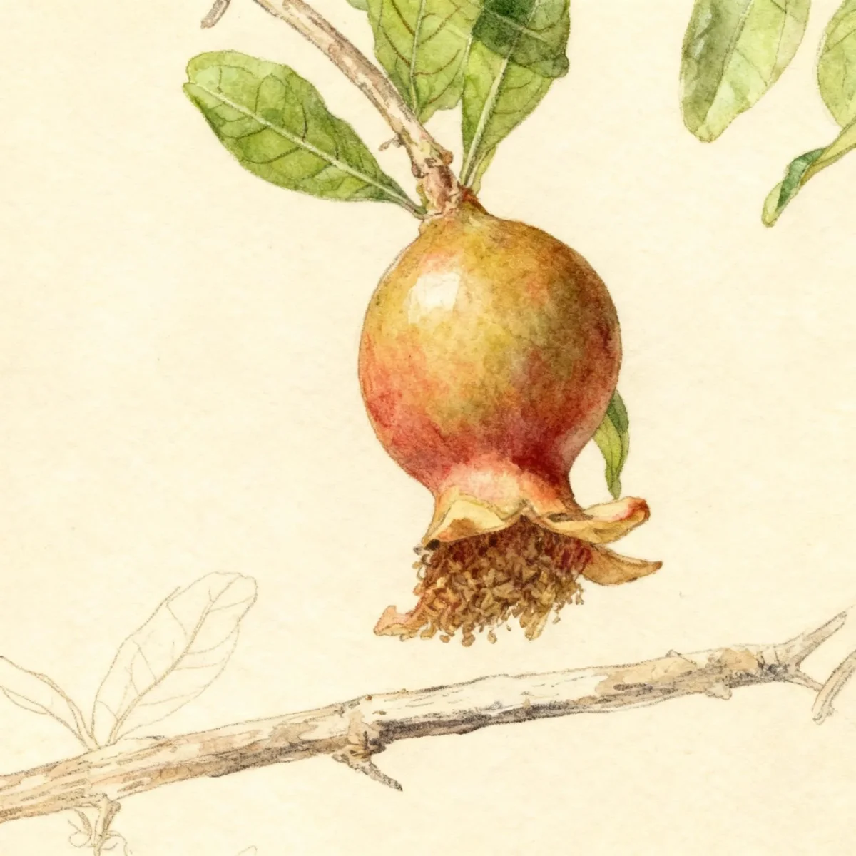 Pomegranate (Punica granatum 'Wonderful')