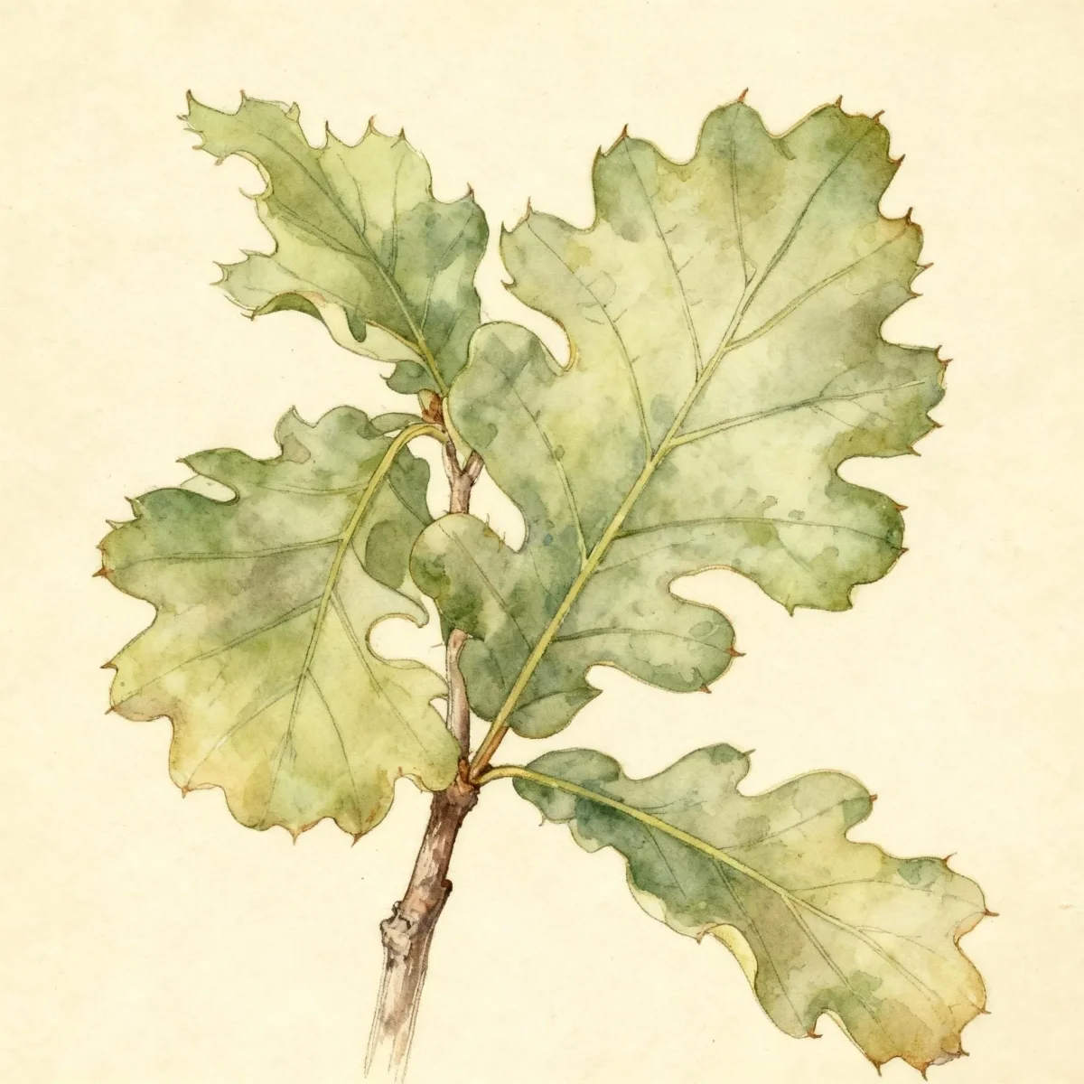 Downy oak (Quercus pubescens var. crispata)