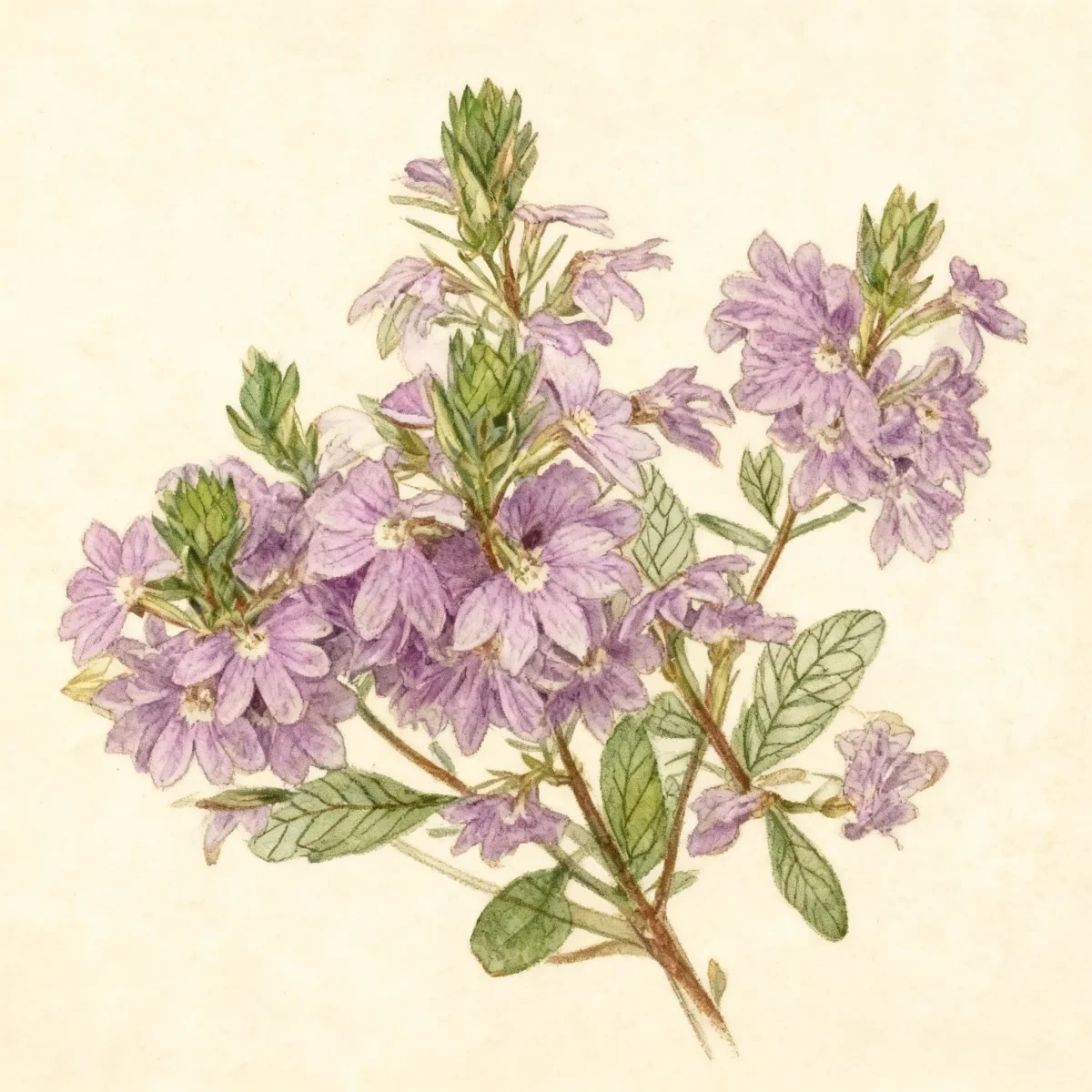 Fan flower (Scaevola aemula 'Blue Wonder')