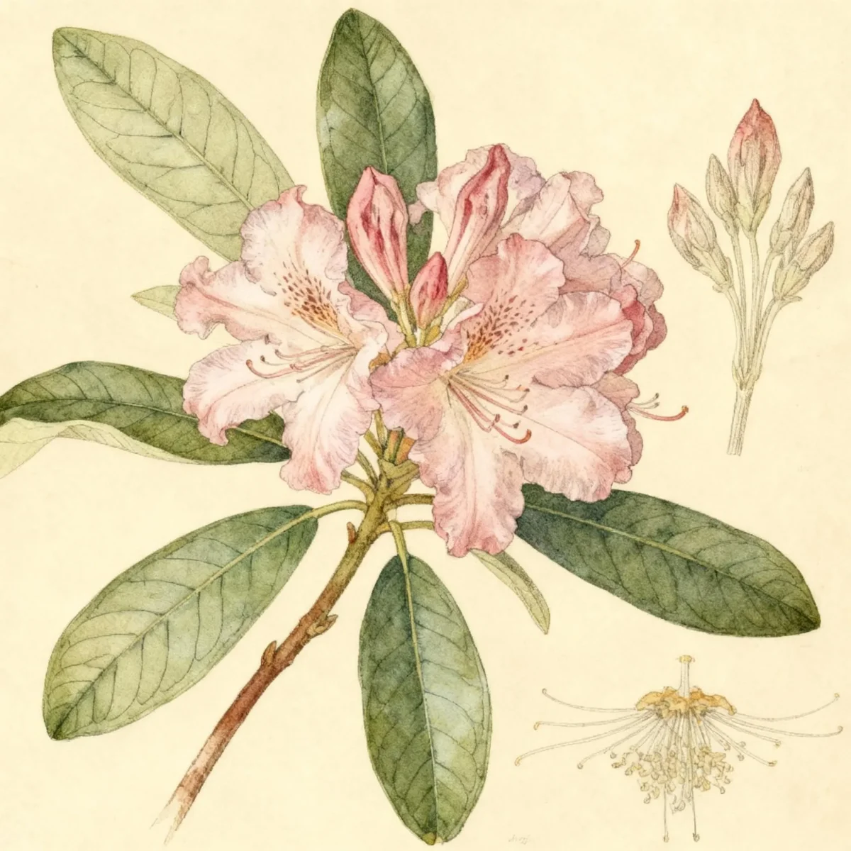 Rhododendron (Rhododendron 'Besse Howells')