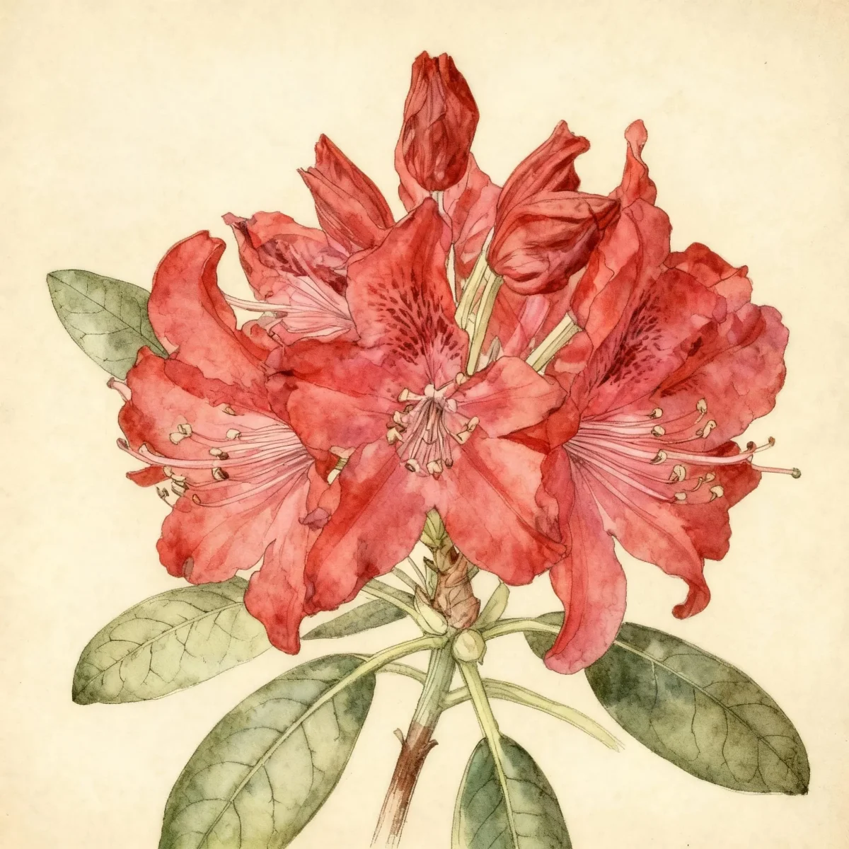 Rhododendron (Rhododendron 'Burma')