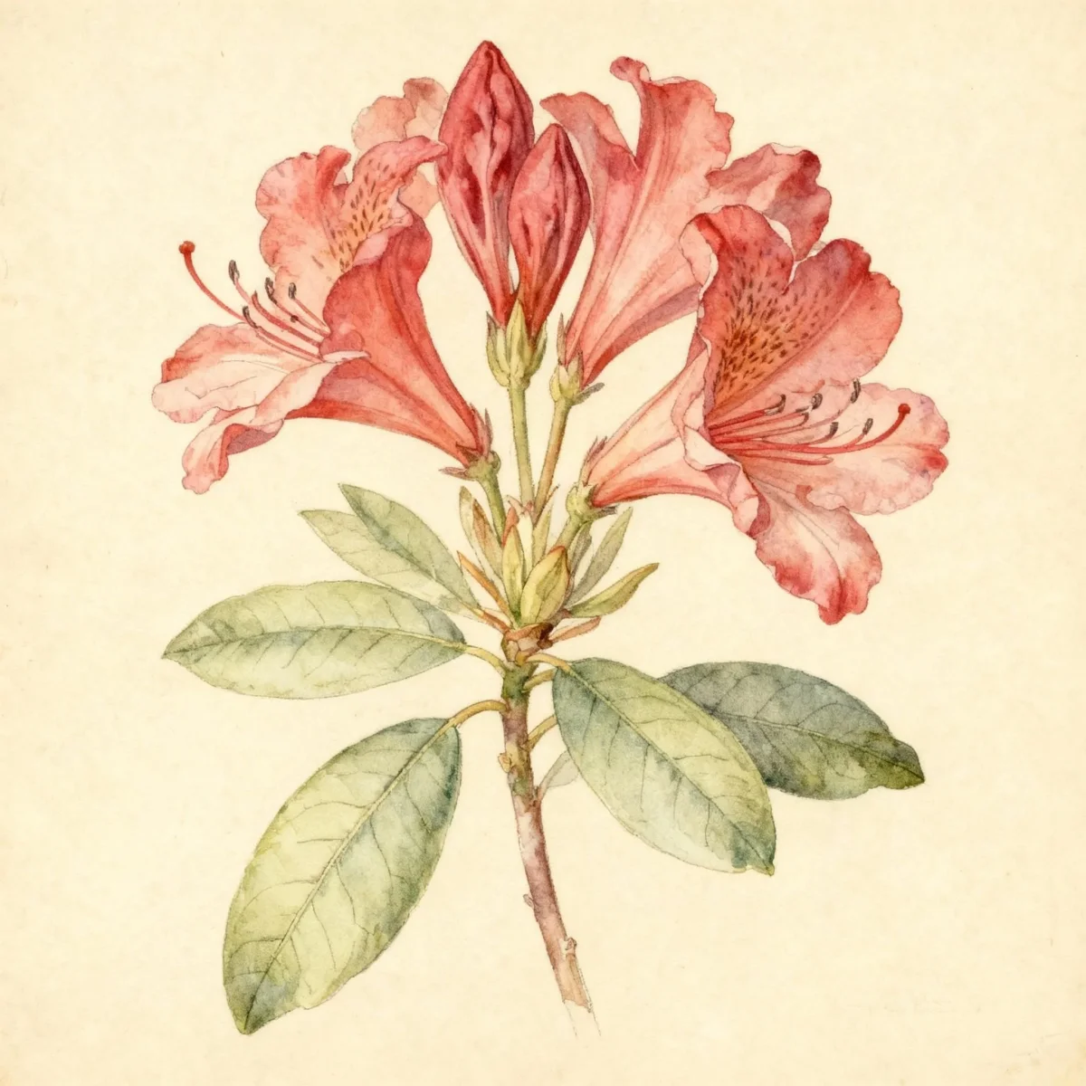 Rhododendron (Rhododendron 'Firestorm')