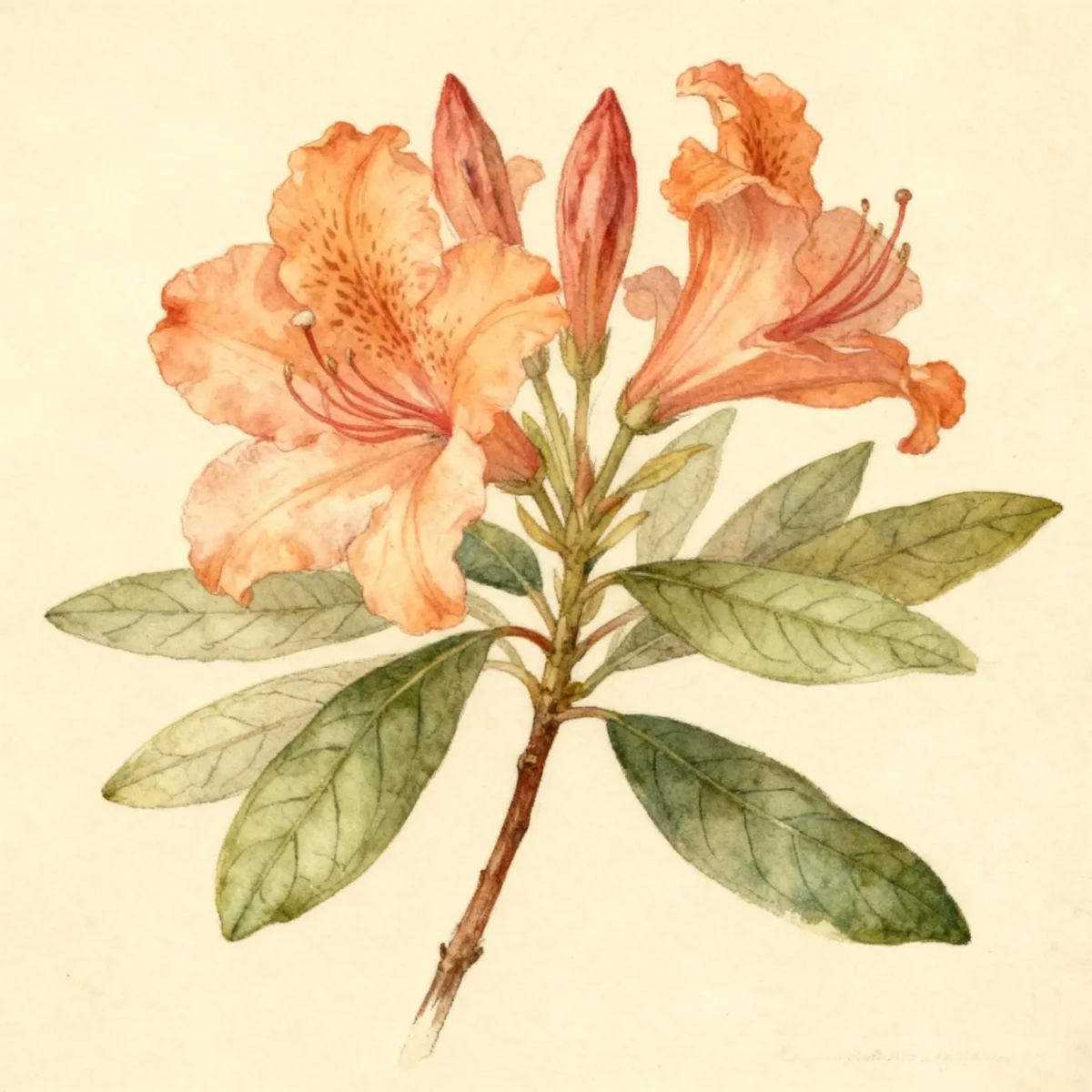 Azalea (Rhododendron 'Ginger')