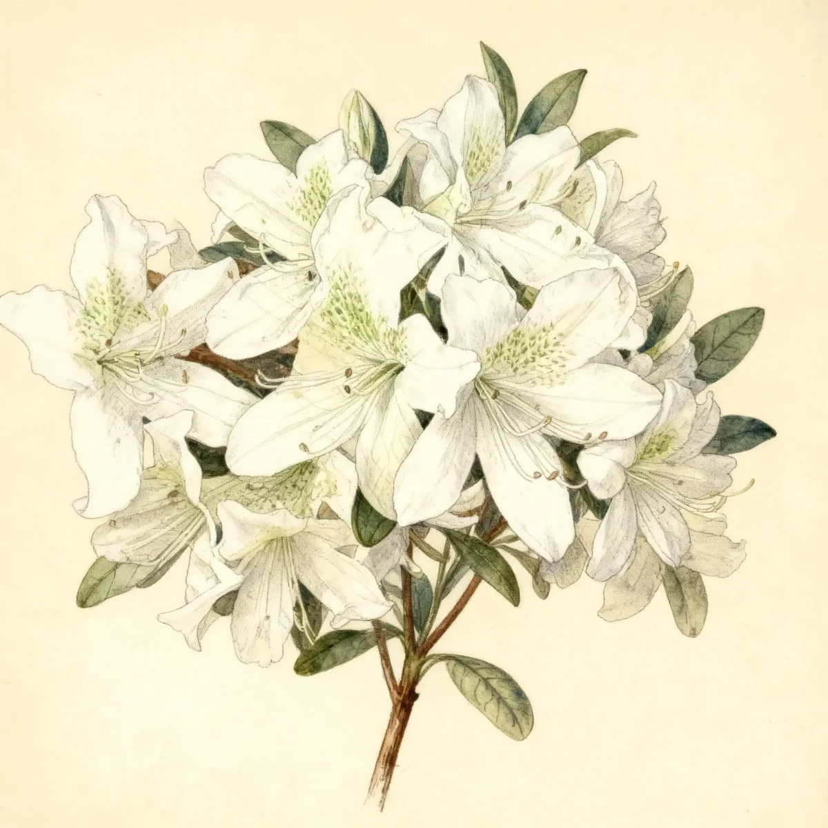 Semi-evergreen azalea