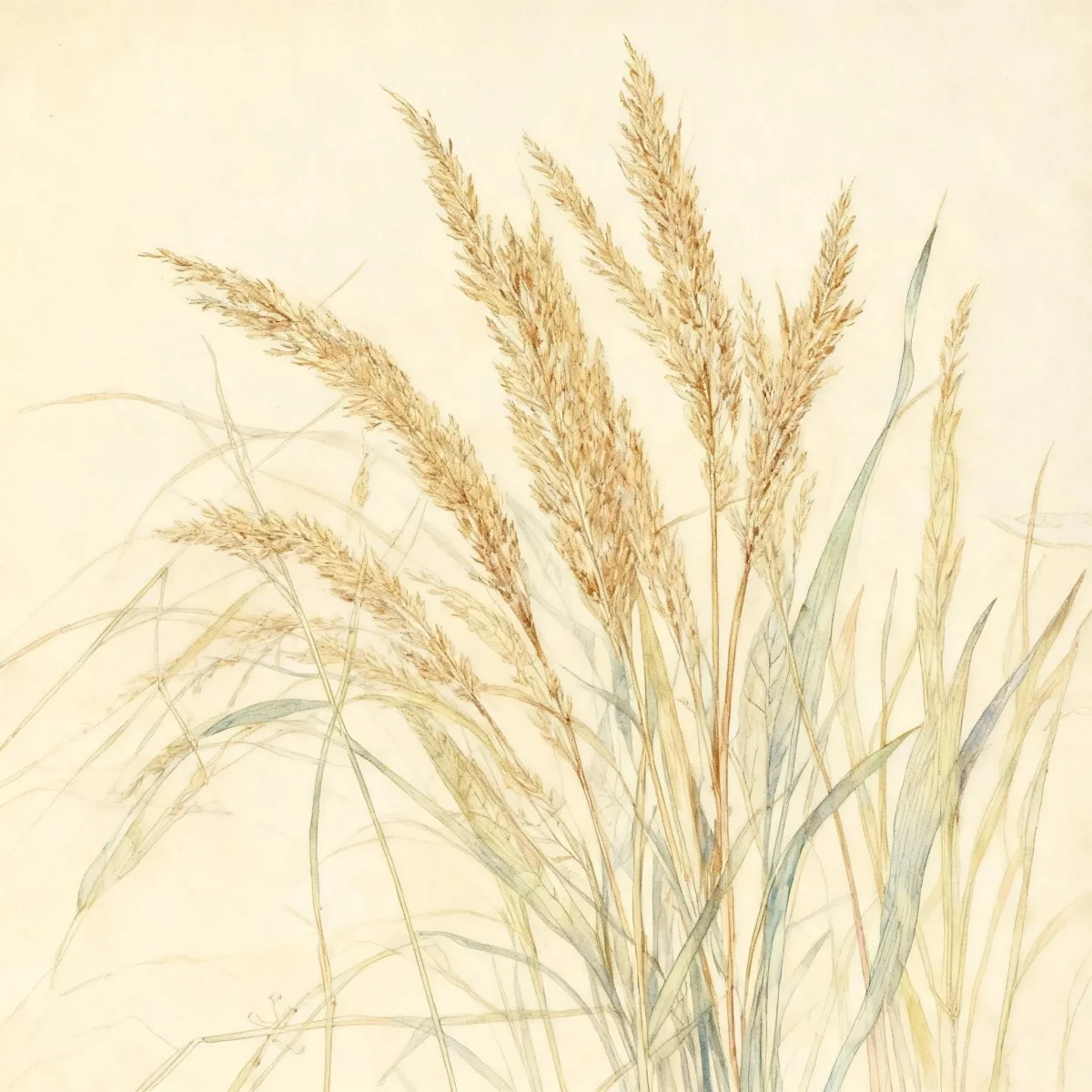 Indian grass (Sorghastrum nutans 'Bluebird')