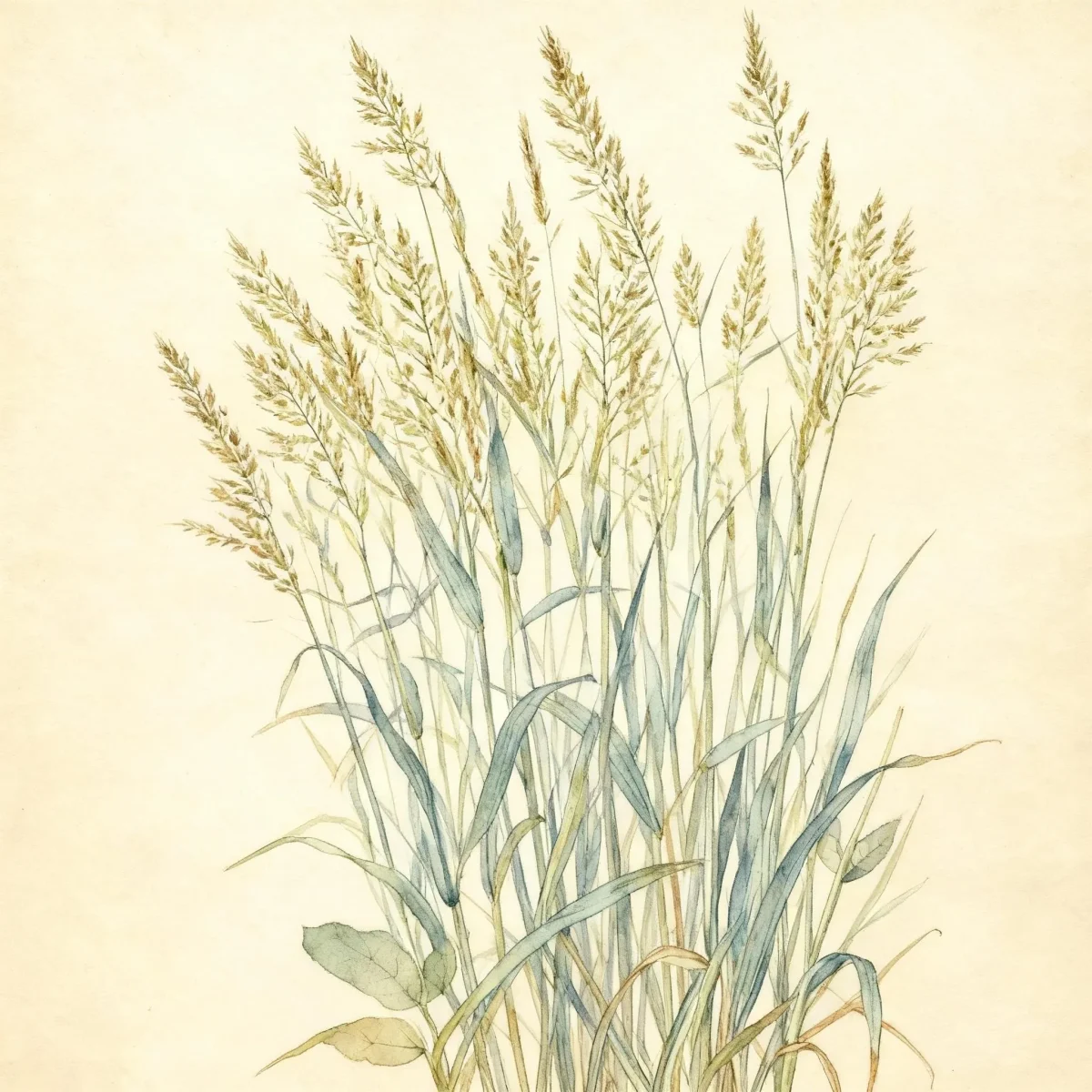 Indian grass (Sorghastrum nutans 'Sioux Blue')