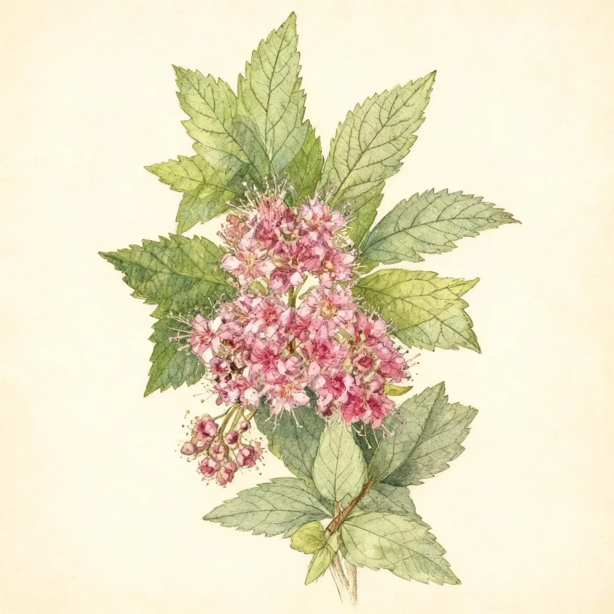 Japanese spirea (Spiraea japonica 'Anthony Waterer')