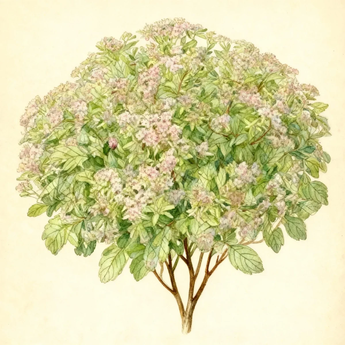 Japanese spirea (Spiraea japonica 'Limemound')