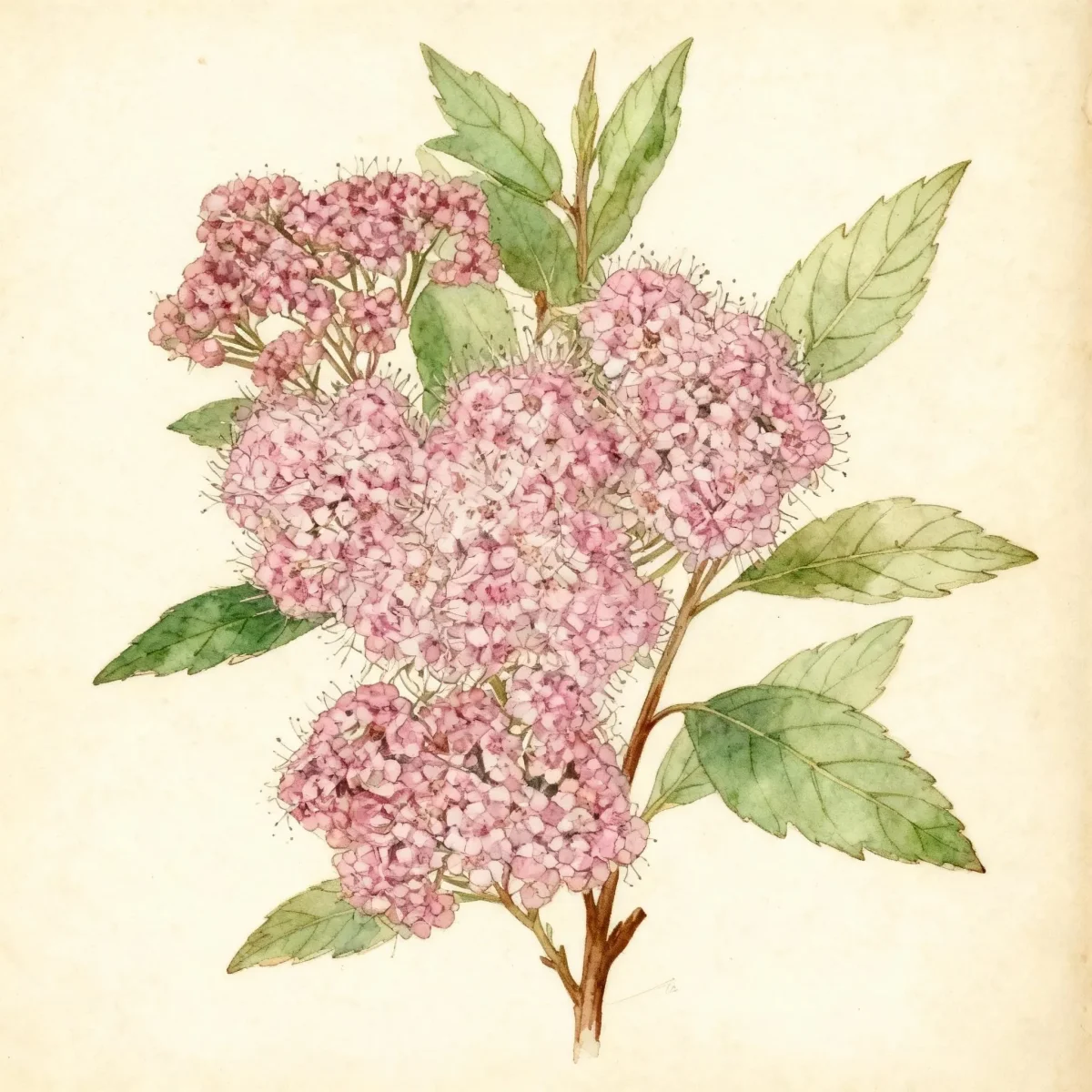 Japanese spirea (Spiraea japonica 'Norman')