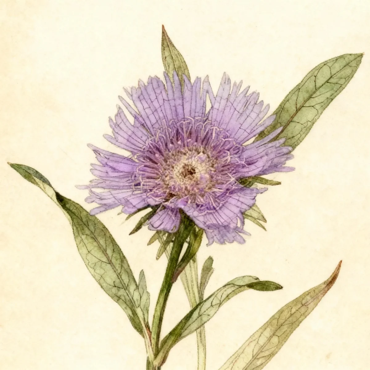 Stokes' aster (Stokesia laevis 'Blue Danube')