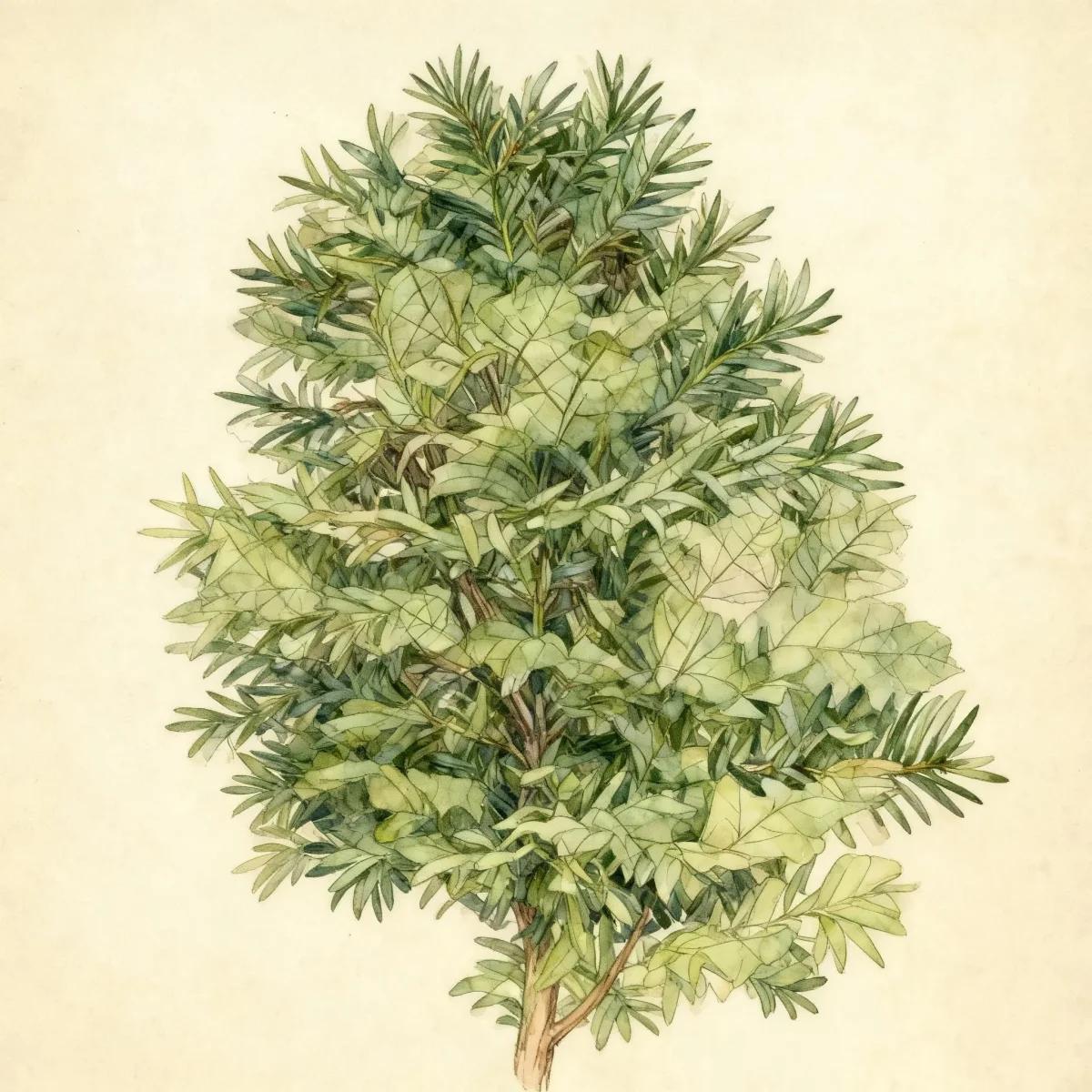 Japanese yew (Taxus cuspidata 'Capitata')