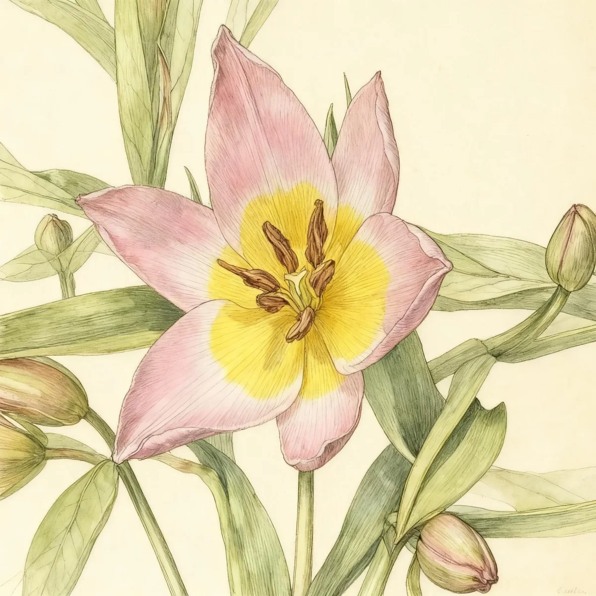 Candia tulip (Tulipa saxatilis)
