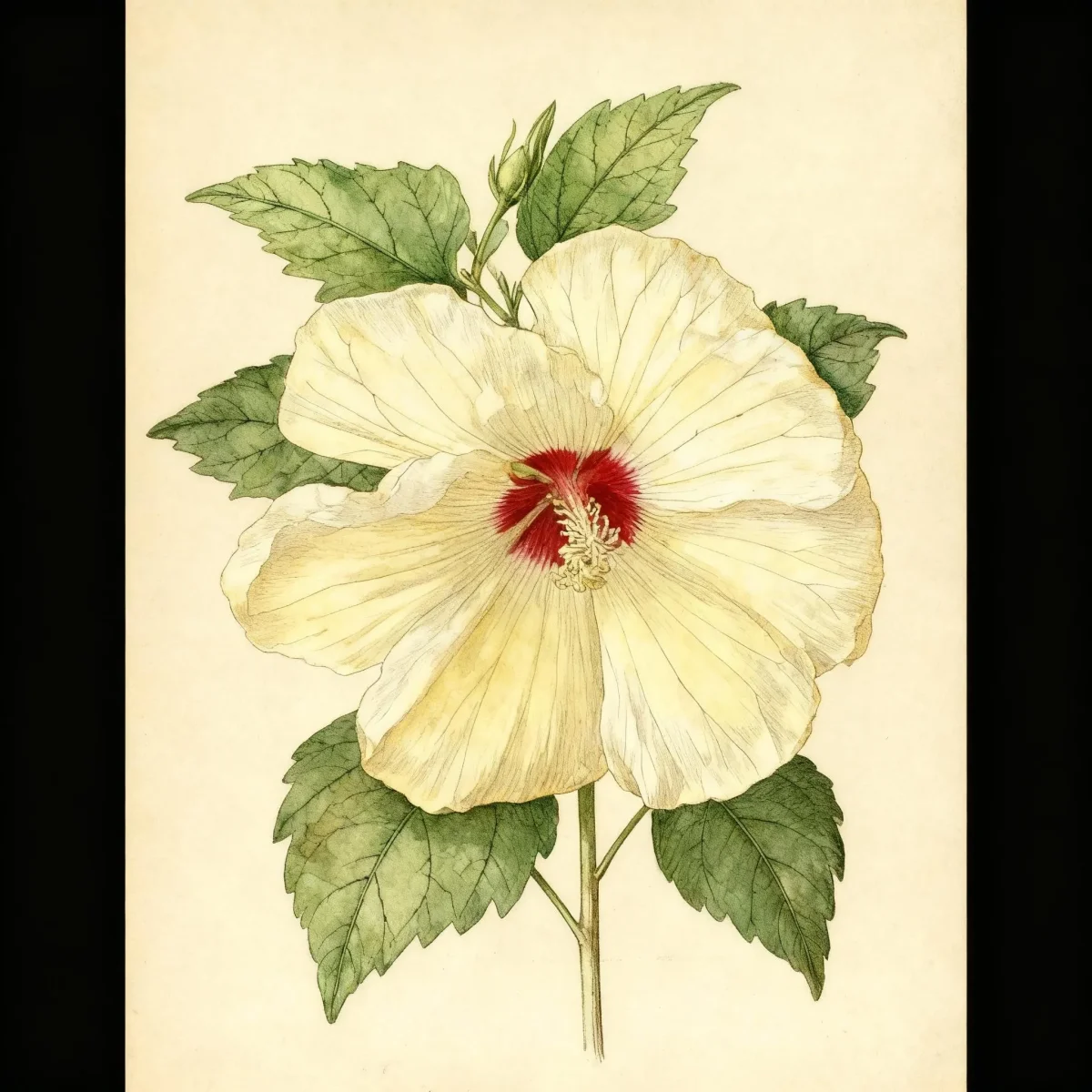 Hibiscus (Hibiscus 'Old Yella')