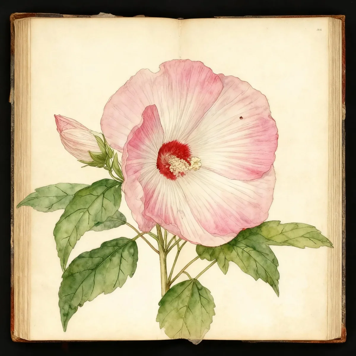 Hardy hibiscus (Hibiscus 'Matterhorn')