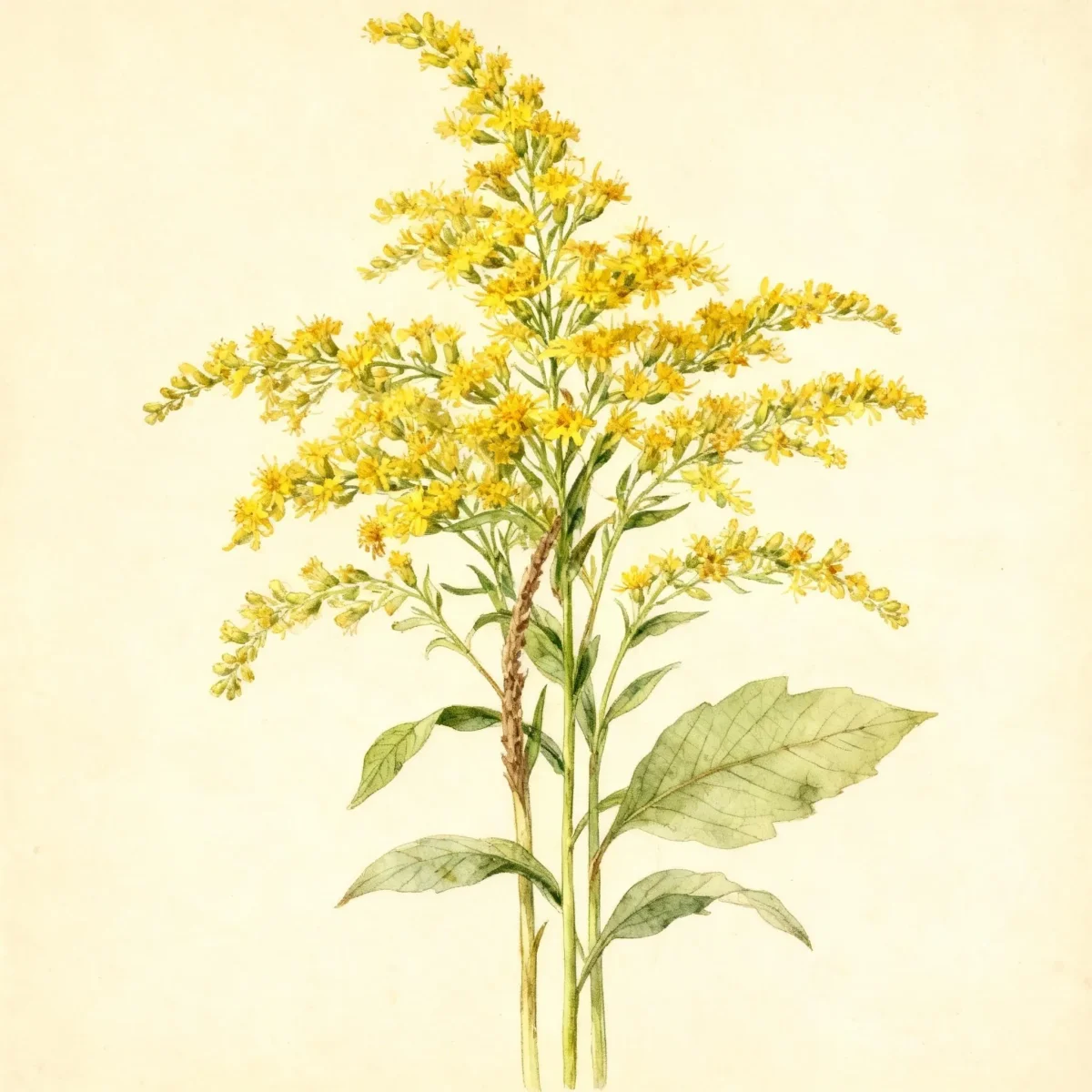 Rough goldenrod (Solidago rugosa 'Fireworks')