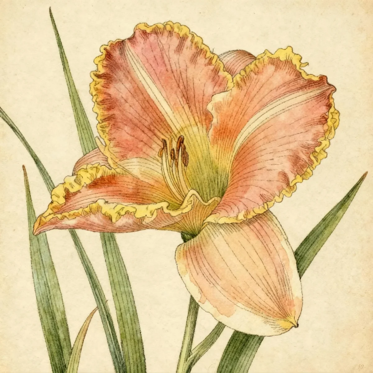 Tetrapoild daylily