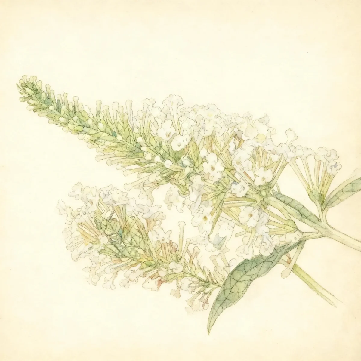 Butterfly bush (Buddleja davidii 'White Ball')