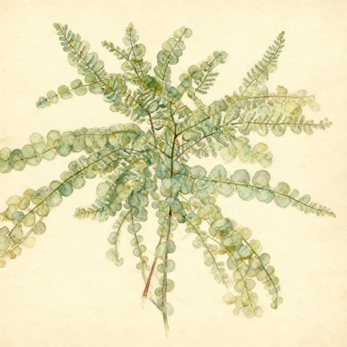 Tatting fern (Athyrium filix-femina 'Frizelliae')