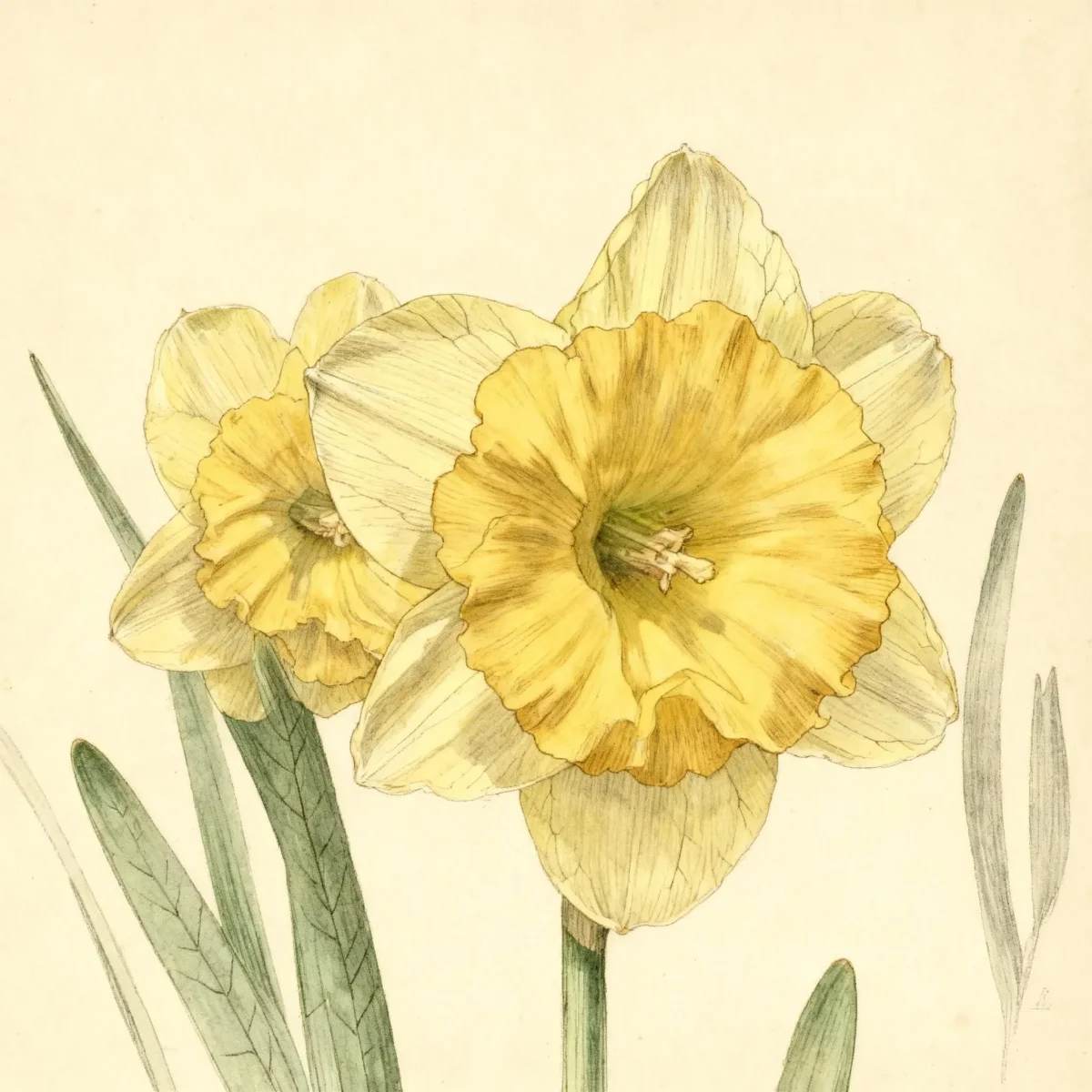 Split-corona daffodil (Narcissus 'Colorama')