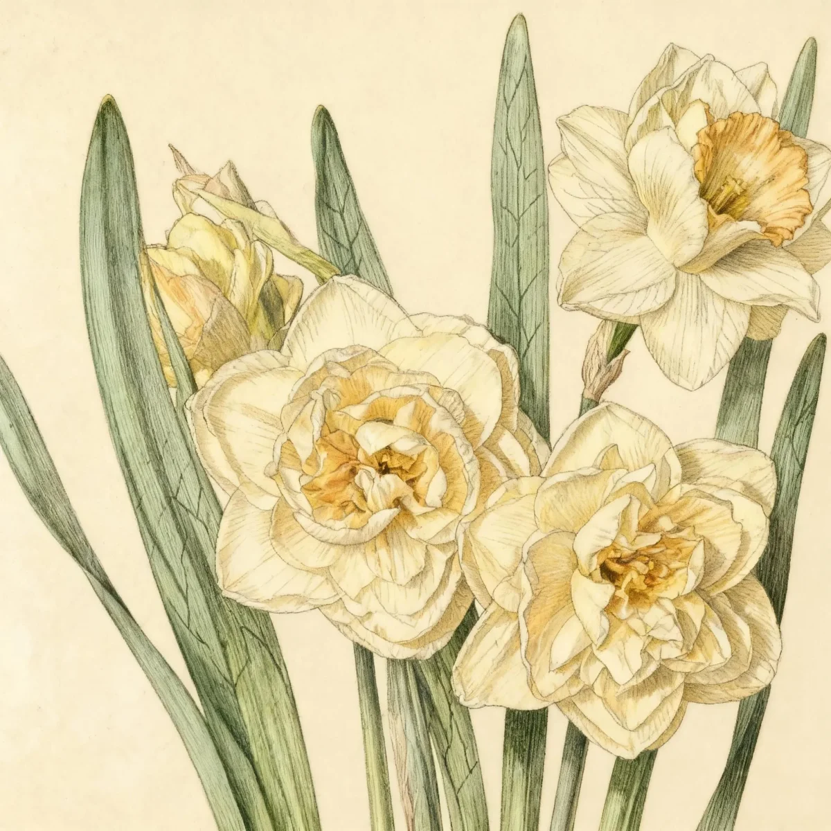Double daffodil (Narcissus 'Brindabella')