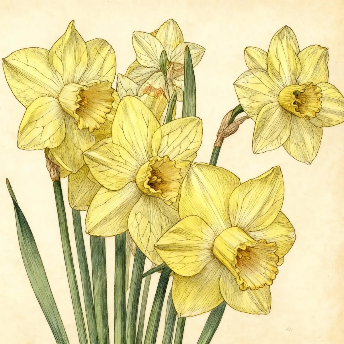 Large-cupped daffodil