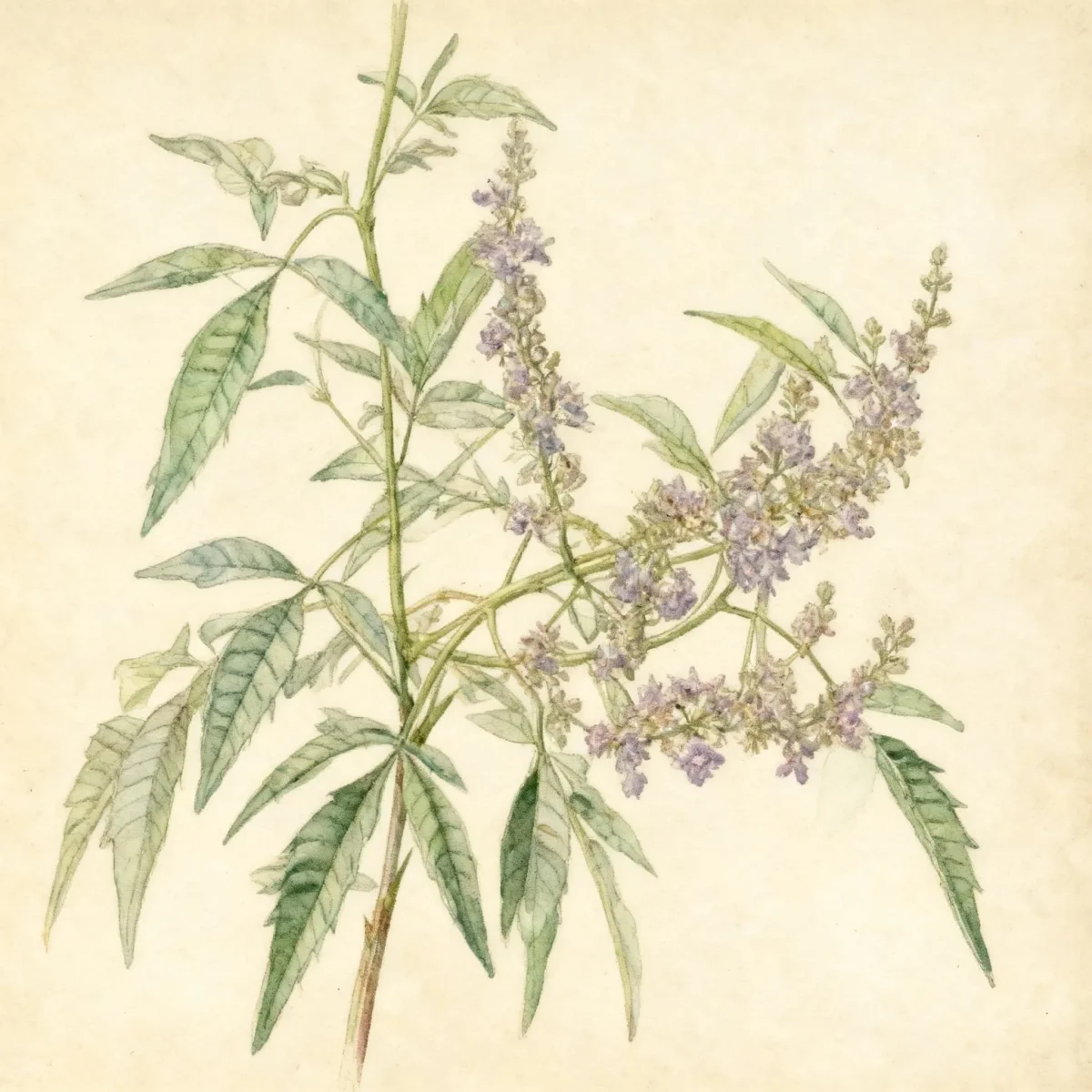 Chastetree (Vitex agnus-castus 'Colonial Blue')