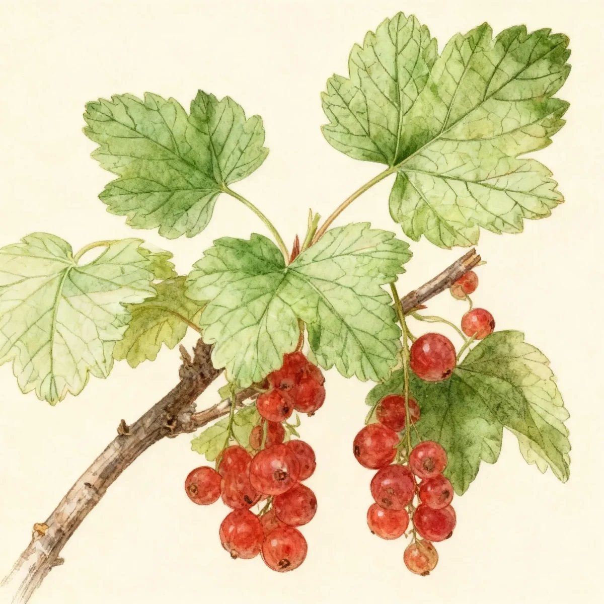 Red currant (Ribes rubrum 'Red Lake')