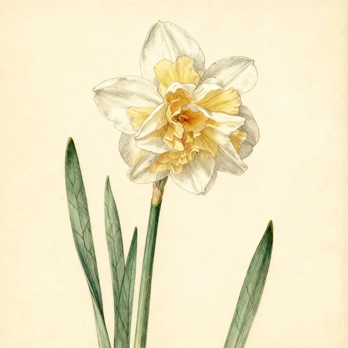 Double daffodil (Narcissus 'Delnashaugh')