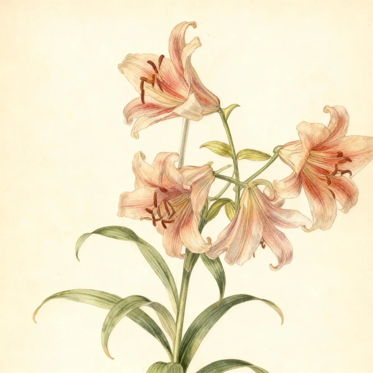 Lily (Lilium 'Silk Road')