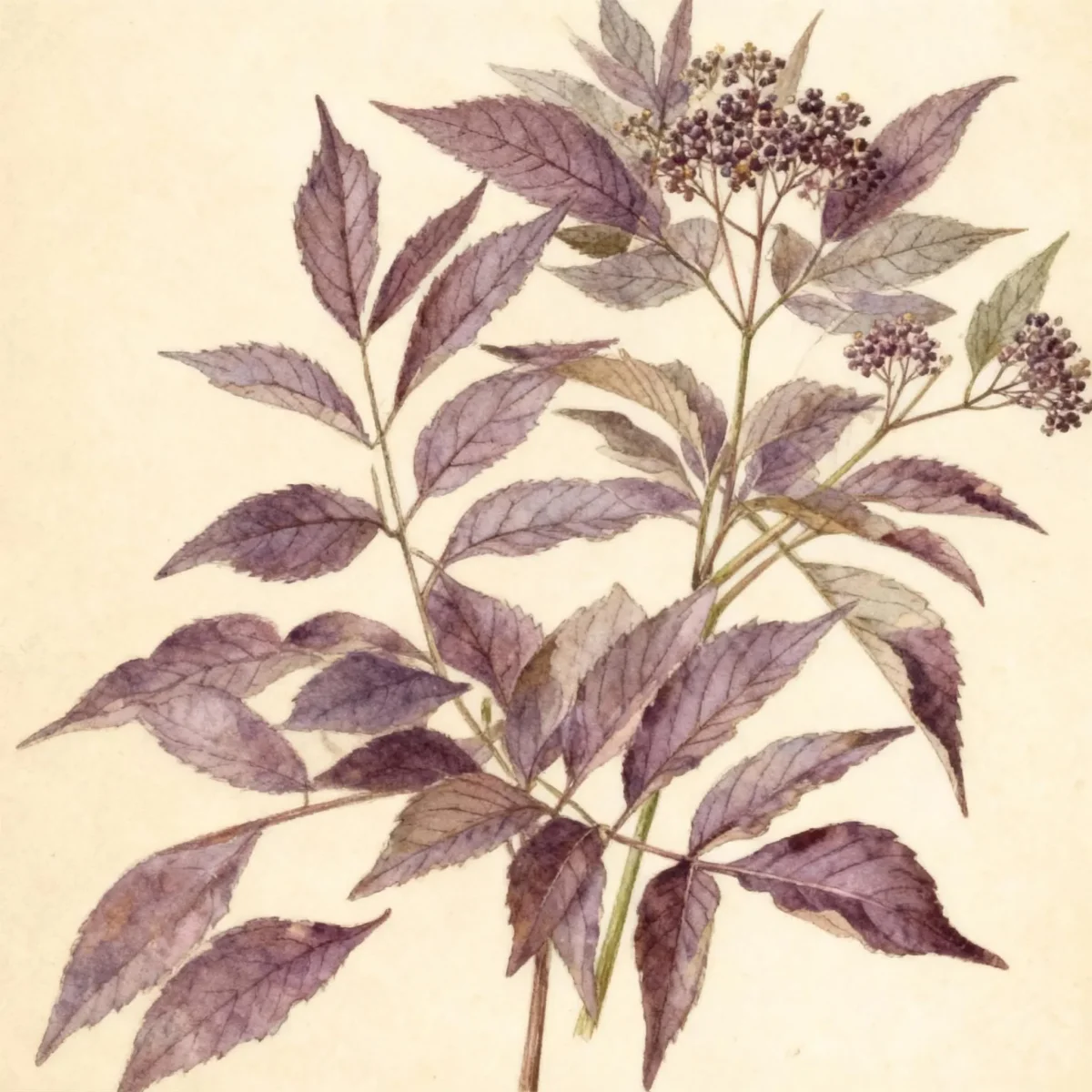 Black elder (Sambucus nigra 'Guincho Purple')