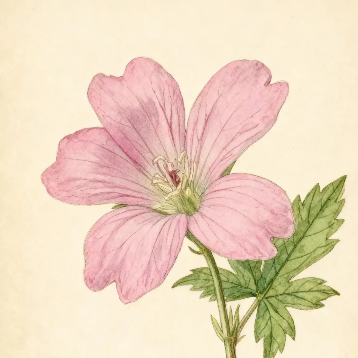 Hardy geranium (Geranium × oxonianum 'Wargrave Pink')