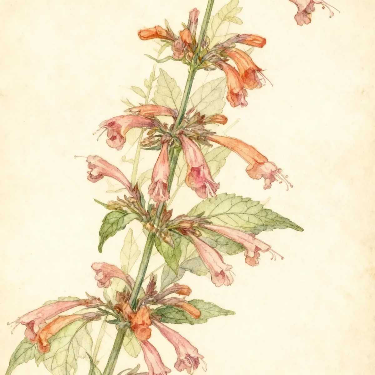 Giant hyssop (Agastache 'Firebird')