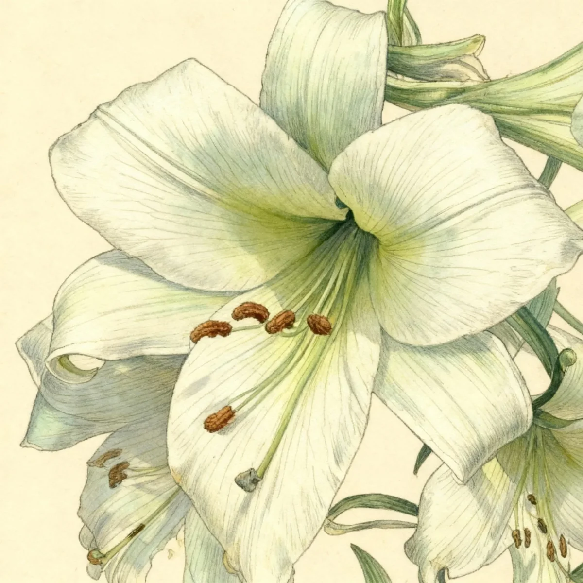 Lily (Lilium 'Emerald Temple')