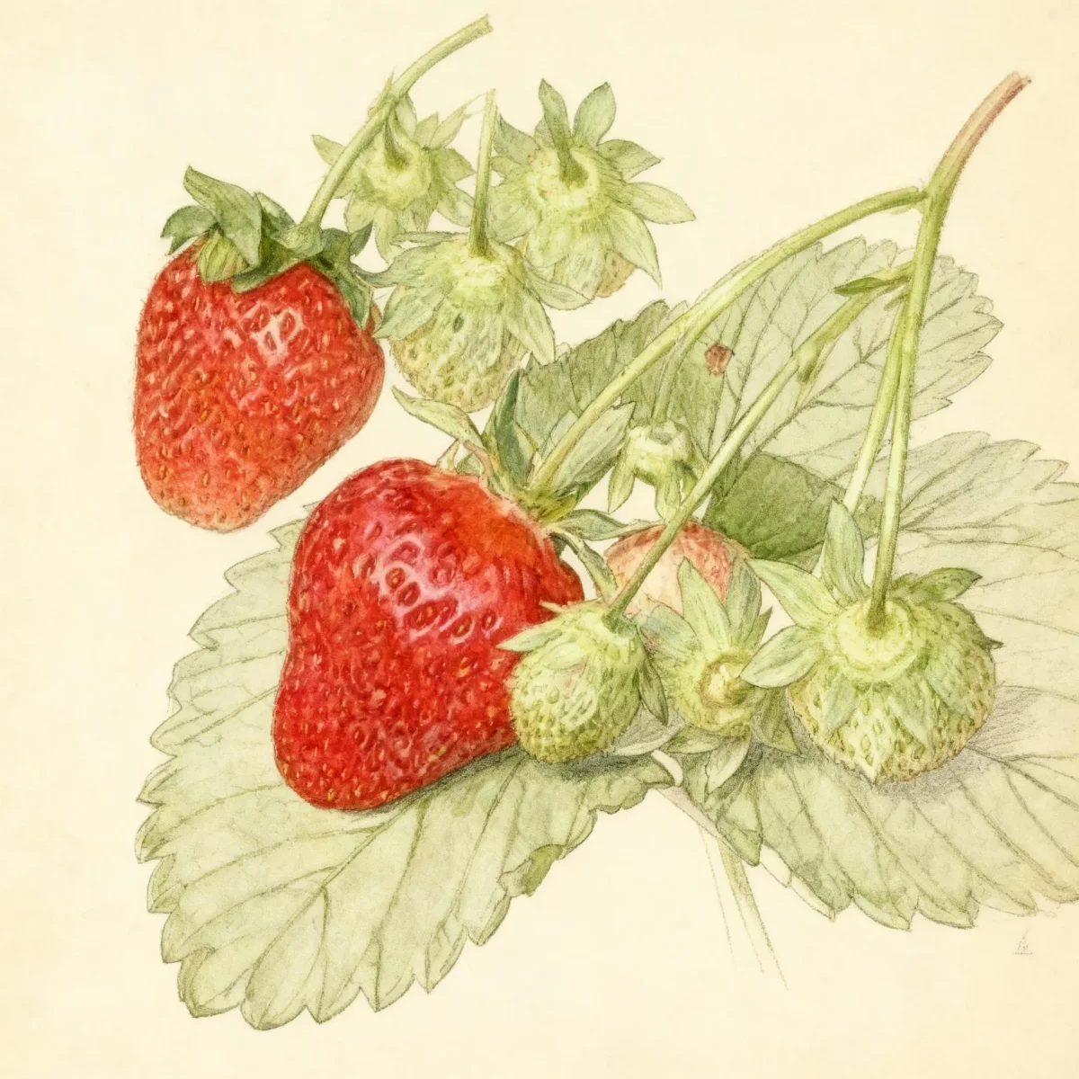 Strawberry (Fragaria 'Allstar')