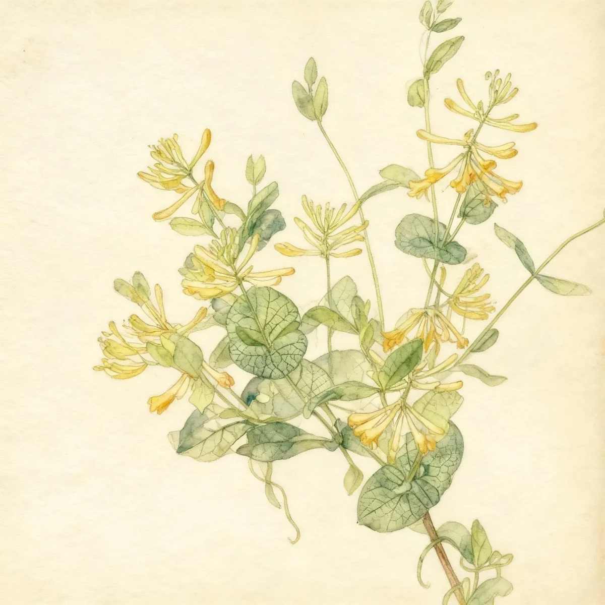 Trumpet honeysuckle (Lonicera sempervirens f. sulphurea 'John Clayton')