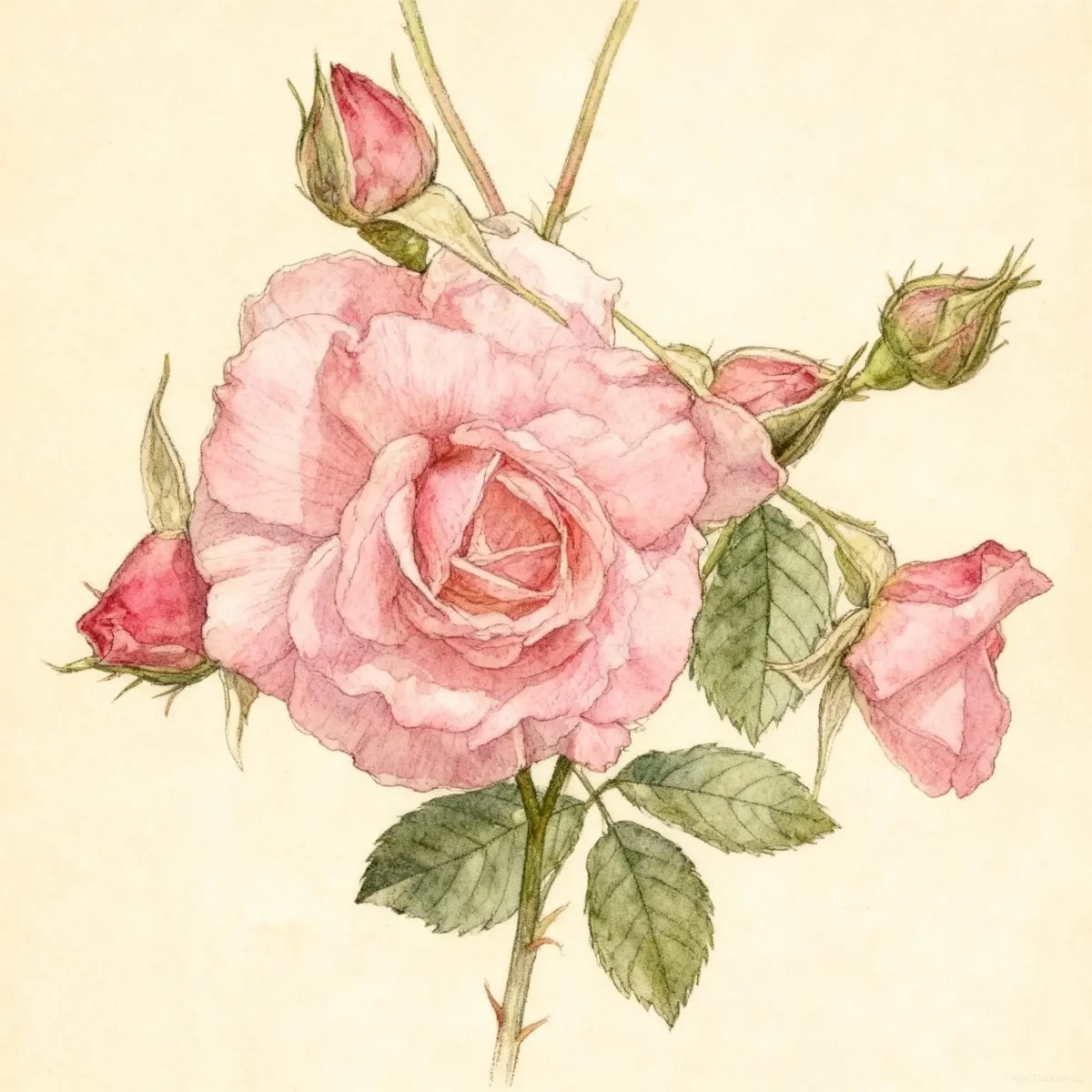 Floribunda rose (Rosa 'Korpancom' ELECTRIC BLANKET)