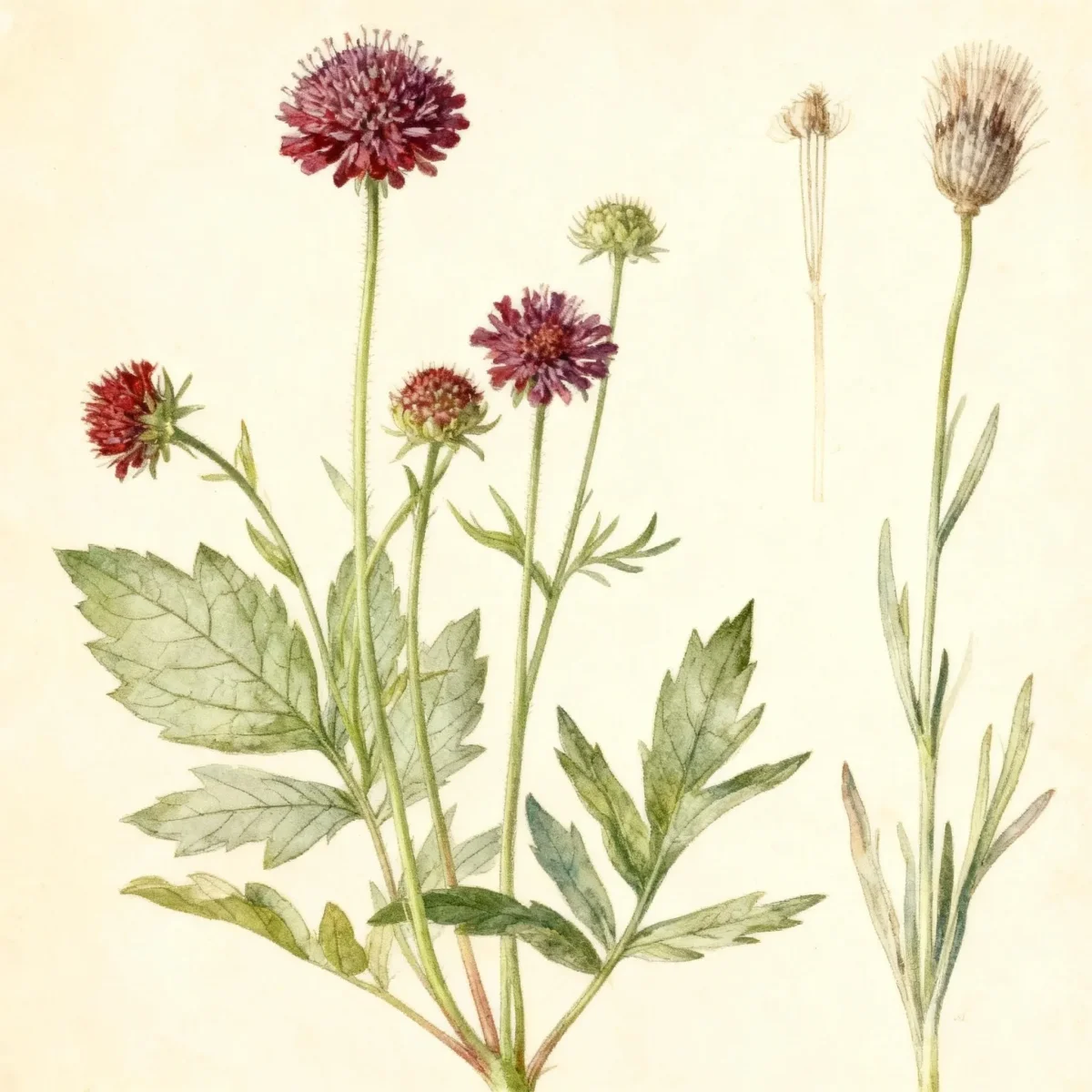 Knautia (Knautia macedonica 'Mars Midget')