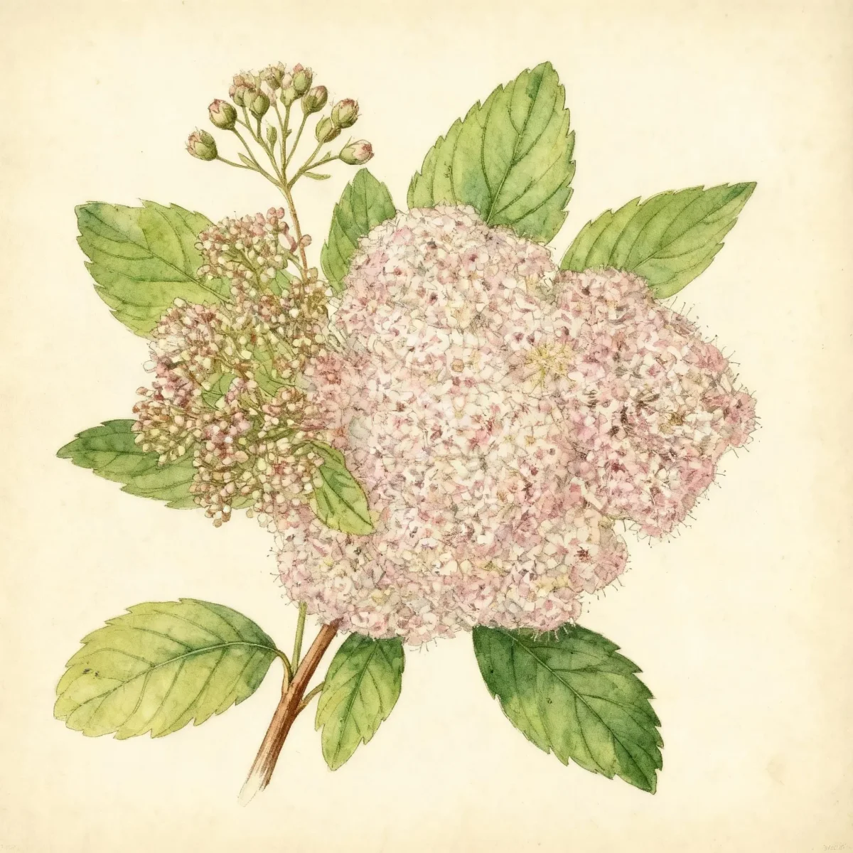 Spirea (Spiraea fritschiana 'Pink Parasols')