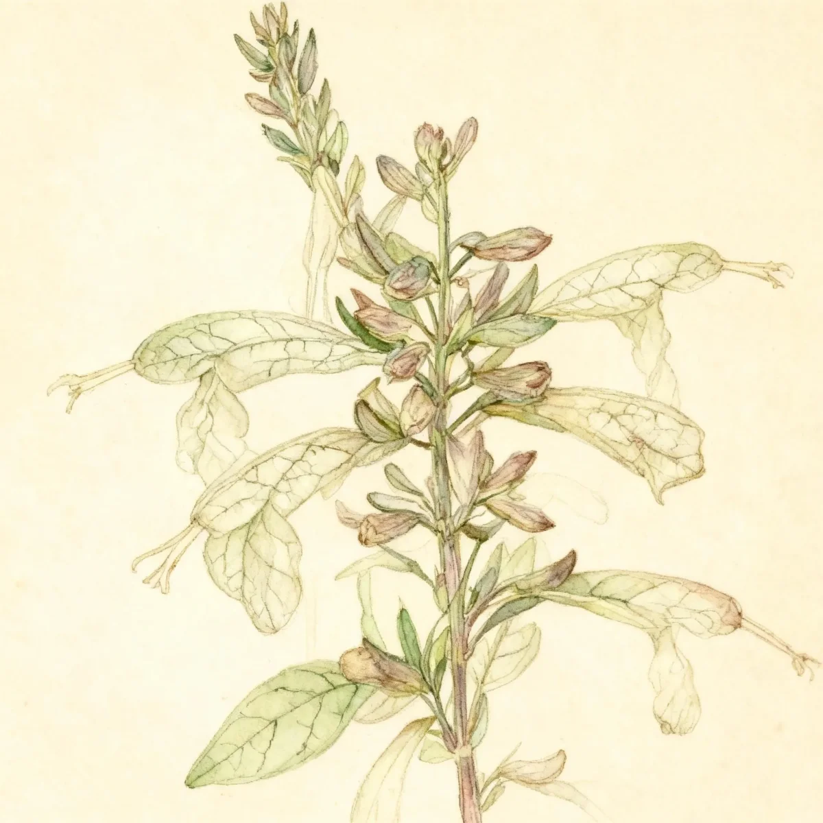 Texas sage (Salvia coccinea 'Forest Fire')