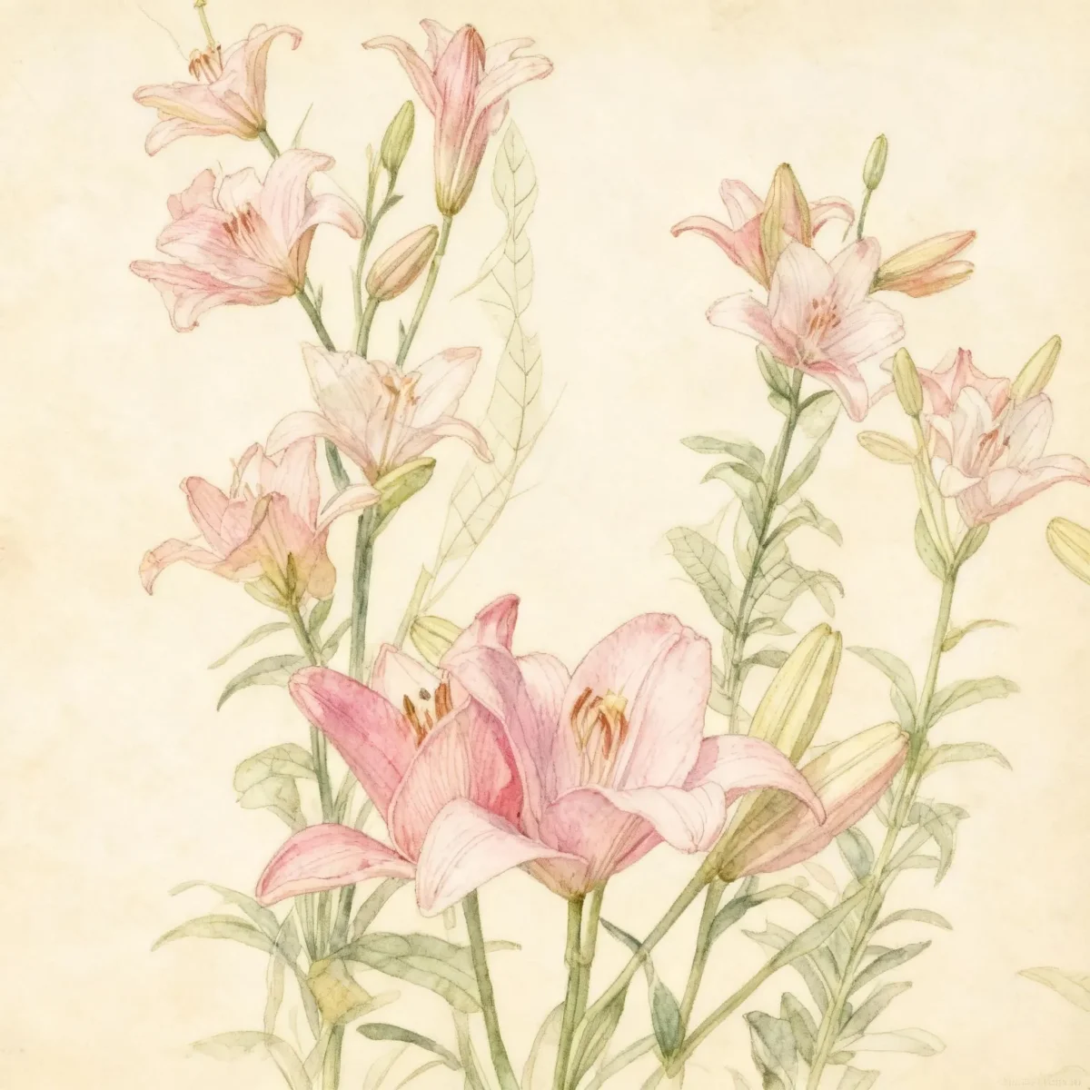 Longiflorum-Asiatic lily (Lilium 'Algarve')