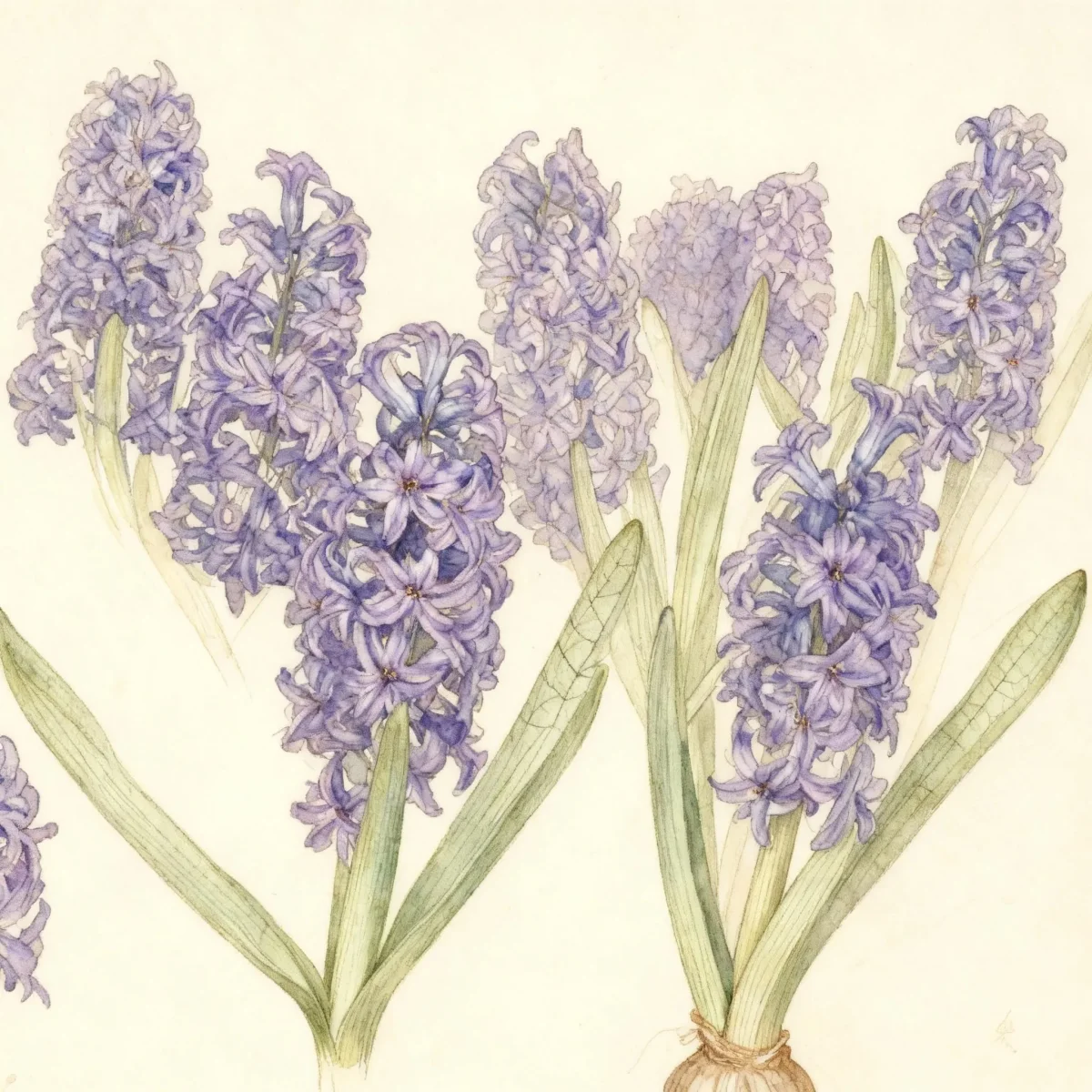 Common hyacinth (Hyacinthus orientalis 'Blue Jacket')
