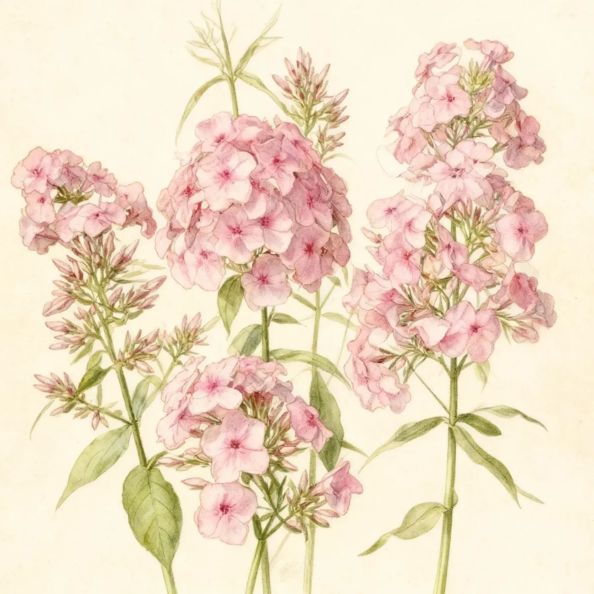 Phlox (Phlox × arendsii 'Ping Pong')