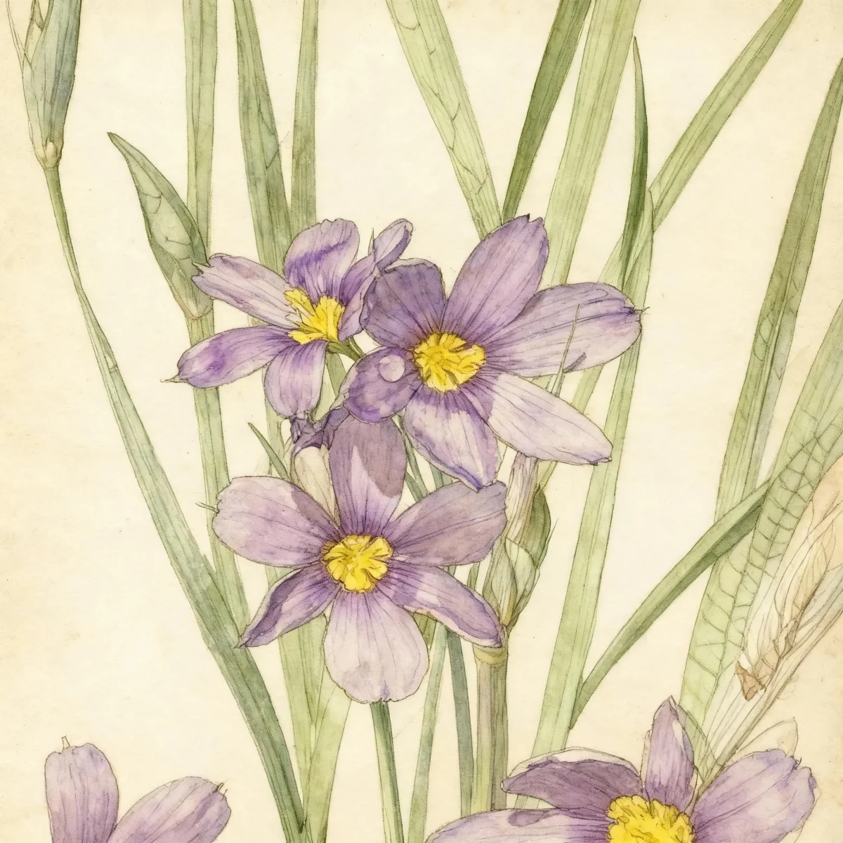 Blue-eyed grass (Sisyrinchium angustifolium 'Lucerne')